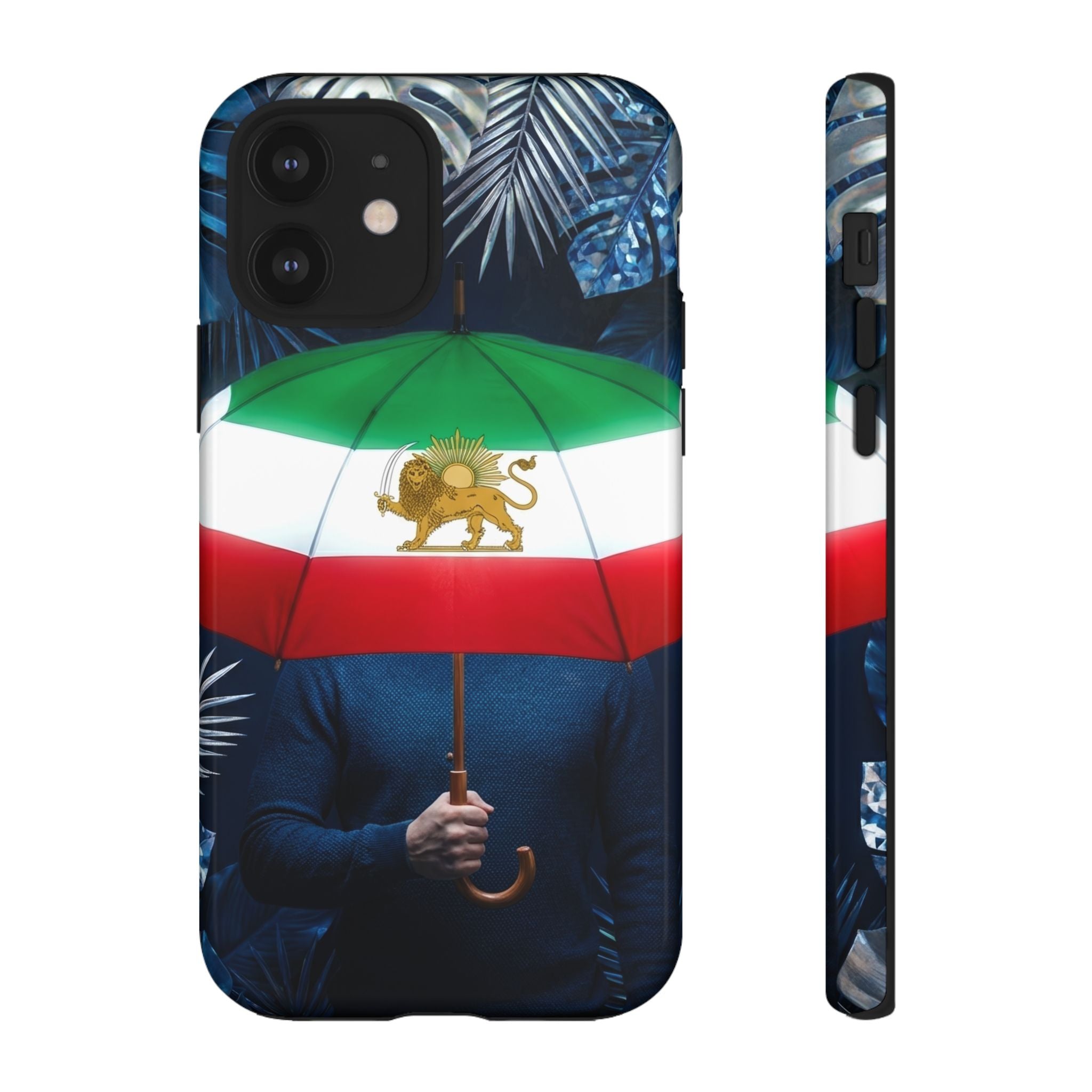 Iran Flag umbrella design phone Case