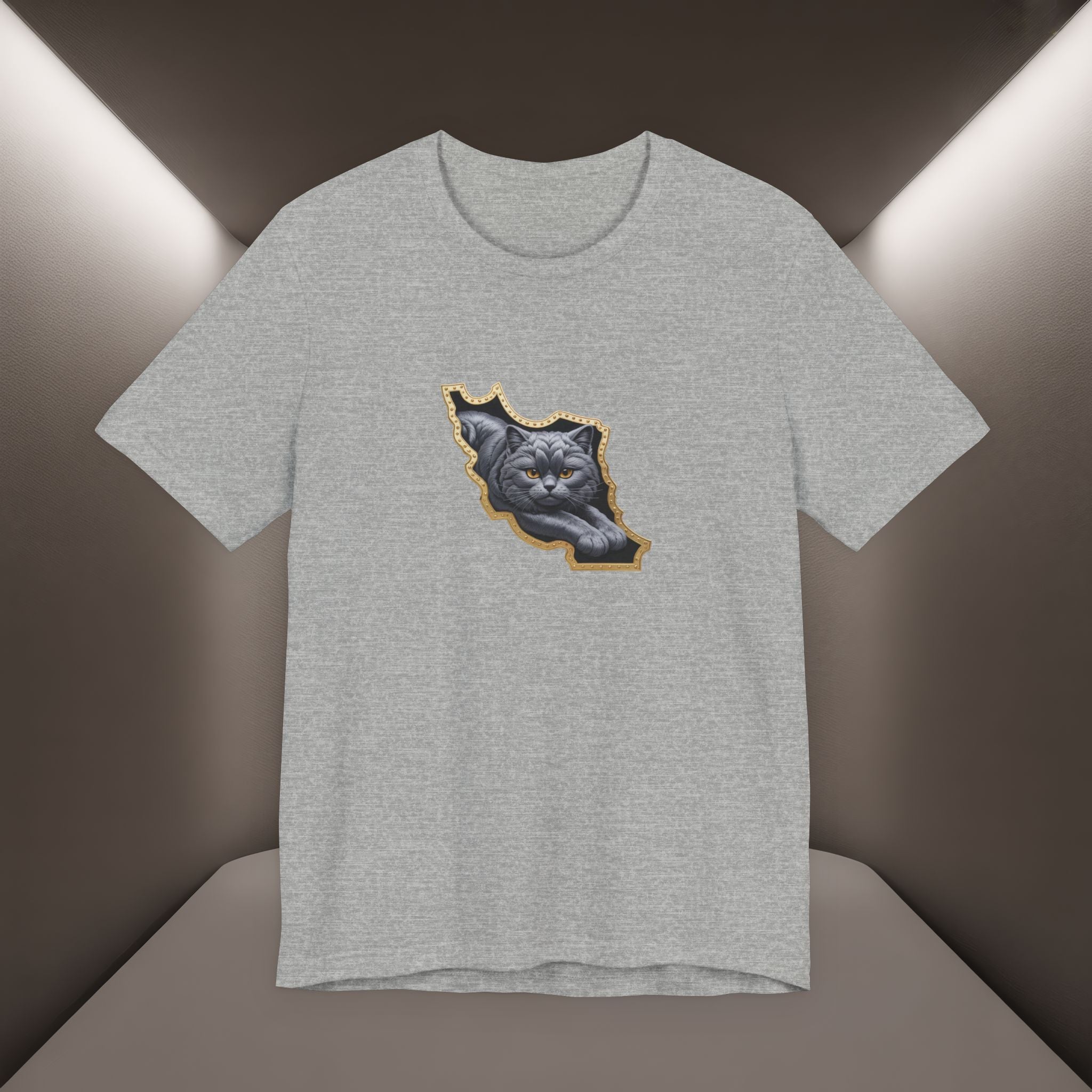 Persian Cat in a Persian Map Graphic design- unisex T-shirt- Premium quality