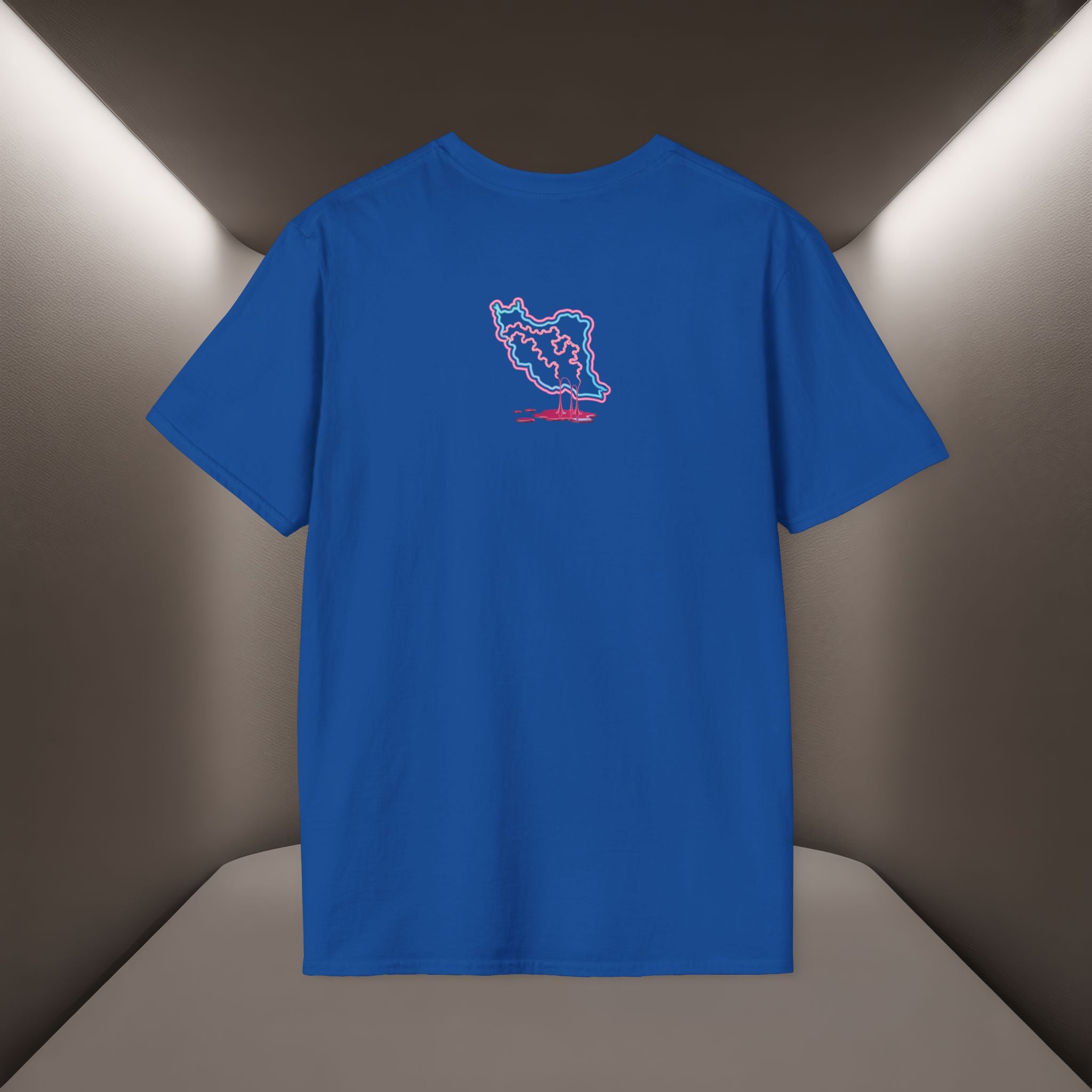Free Iran T-Shirt — Neon design, Premium Quality