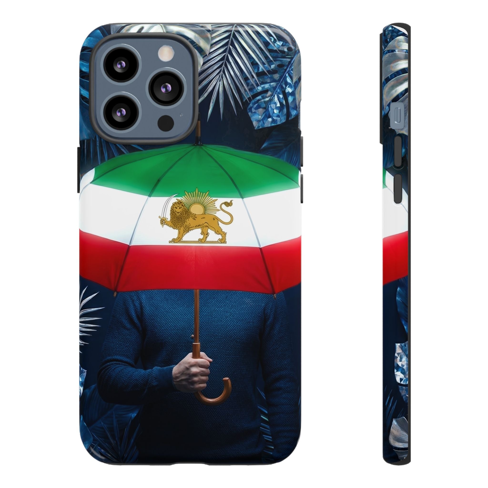 Iran Flag umbrella design phone Case