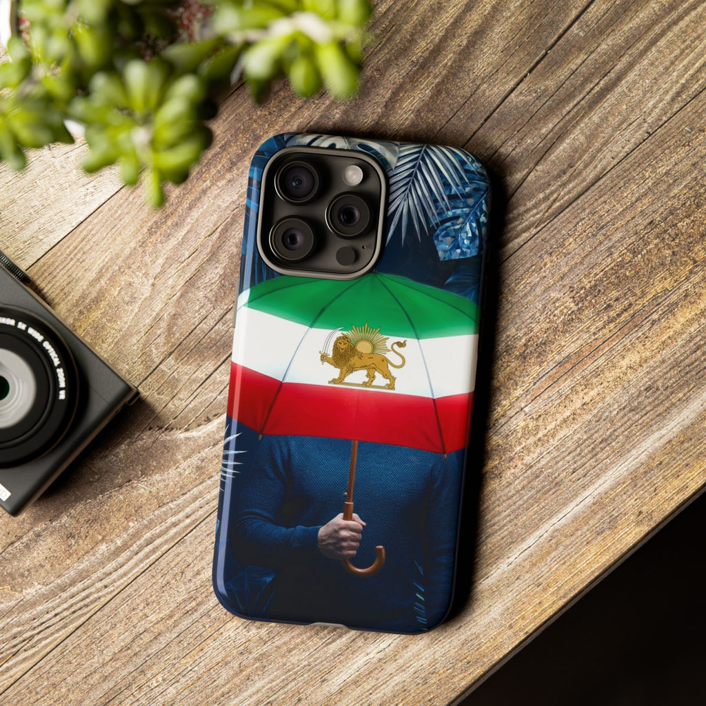 Iran Flag umbrella design phone Case