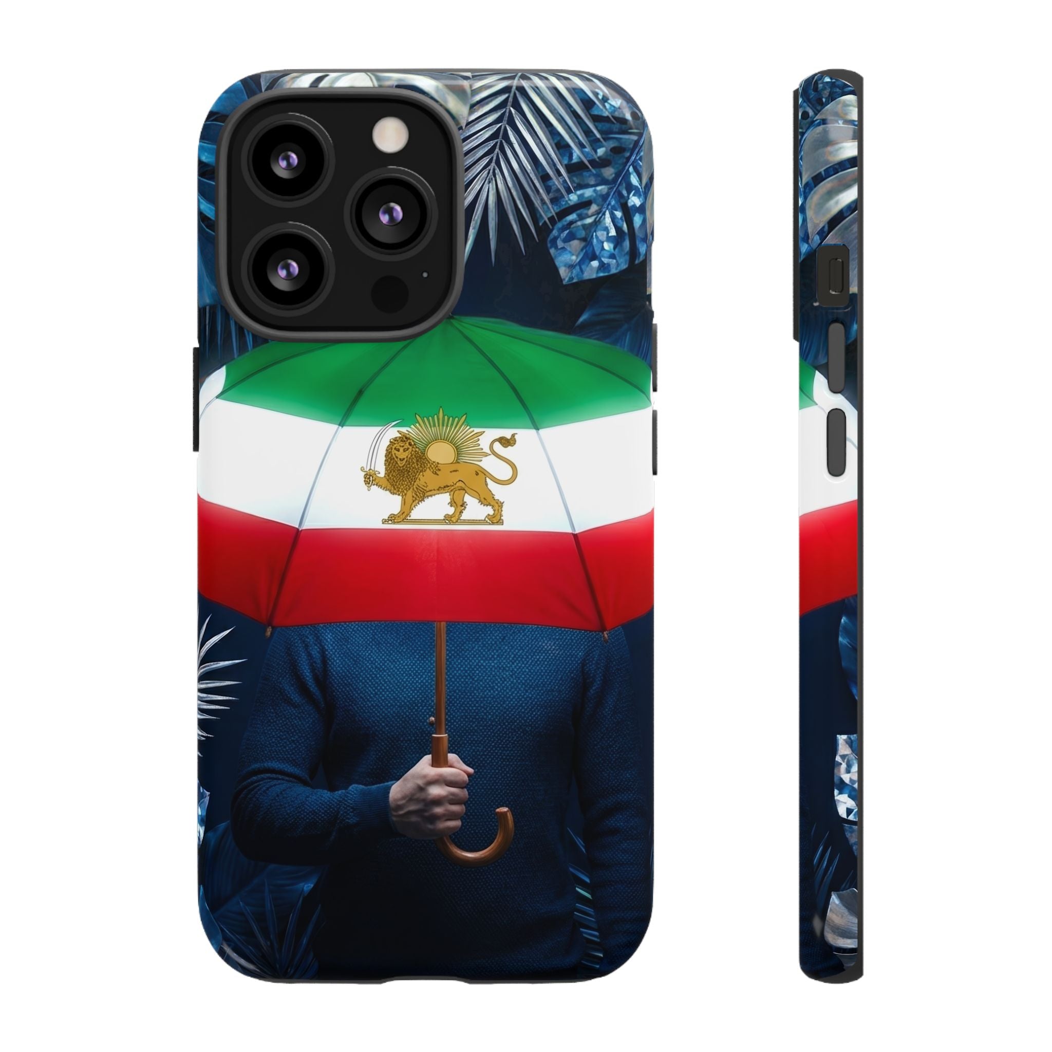 Iran Flag umbrella design phone Case