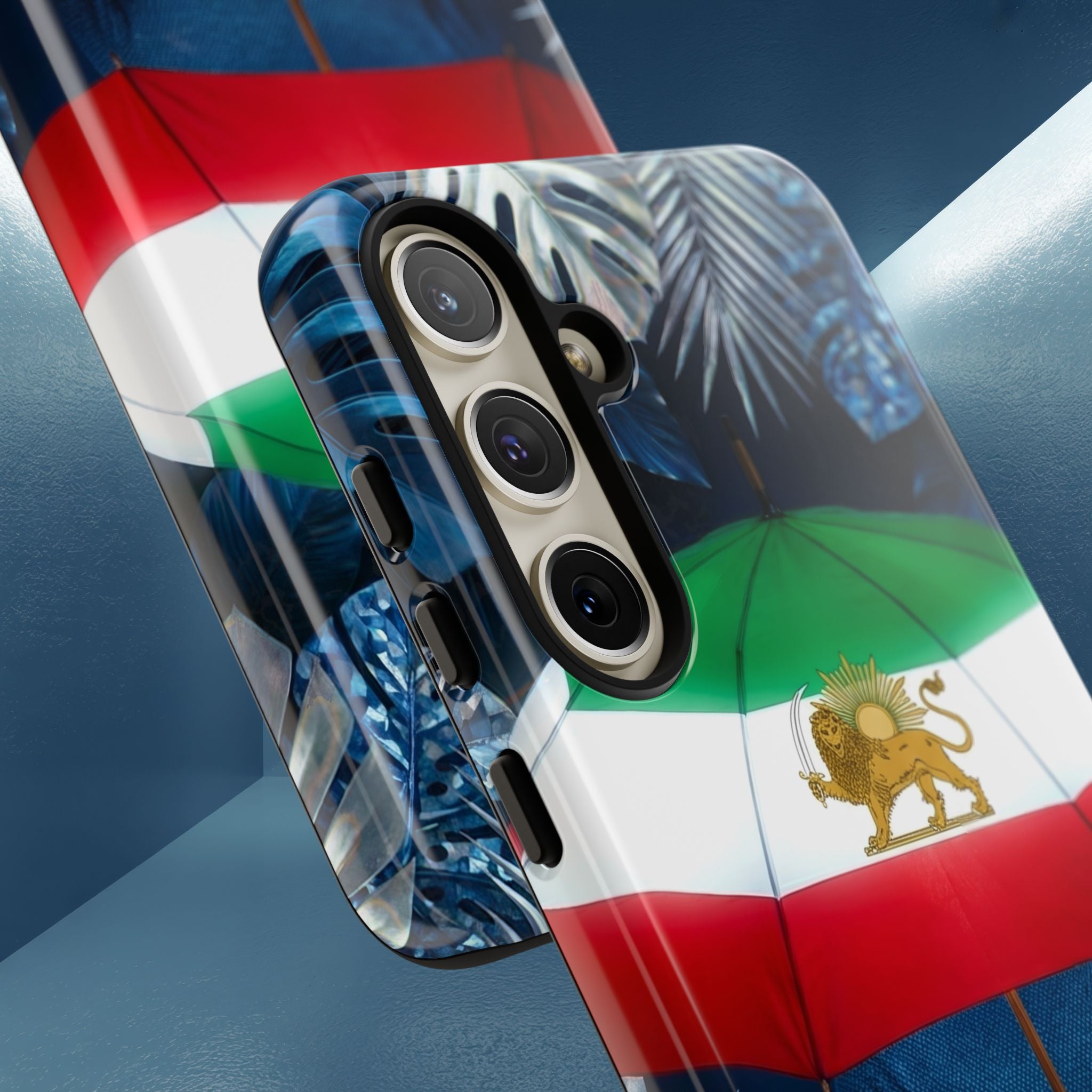 Iran Flag umbrella design phone Case