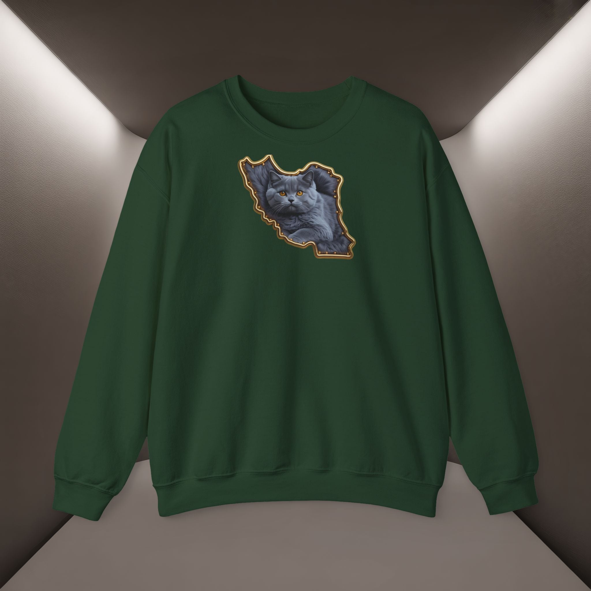 Persian cat & Persian Map Graphic Design Unisex Sweatshirt — Premium quality