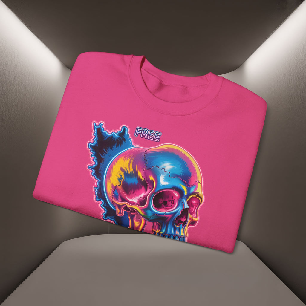 Skull in Iran's map shape Sweatshirt-Unisex, Premium Quality
