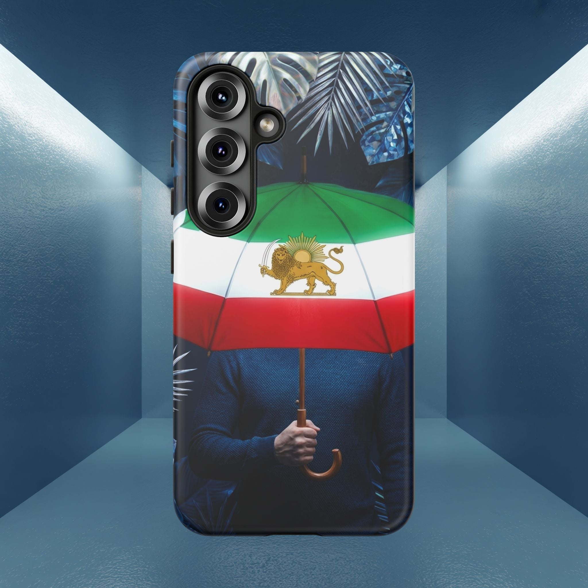 Iran Flag umbrella design phone Case