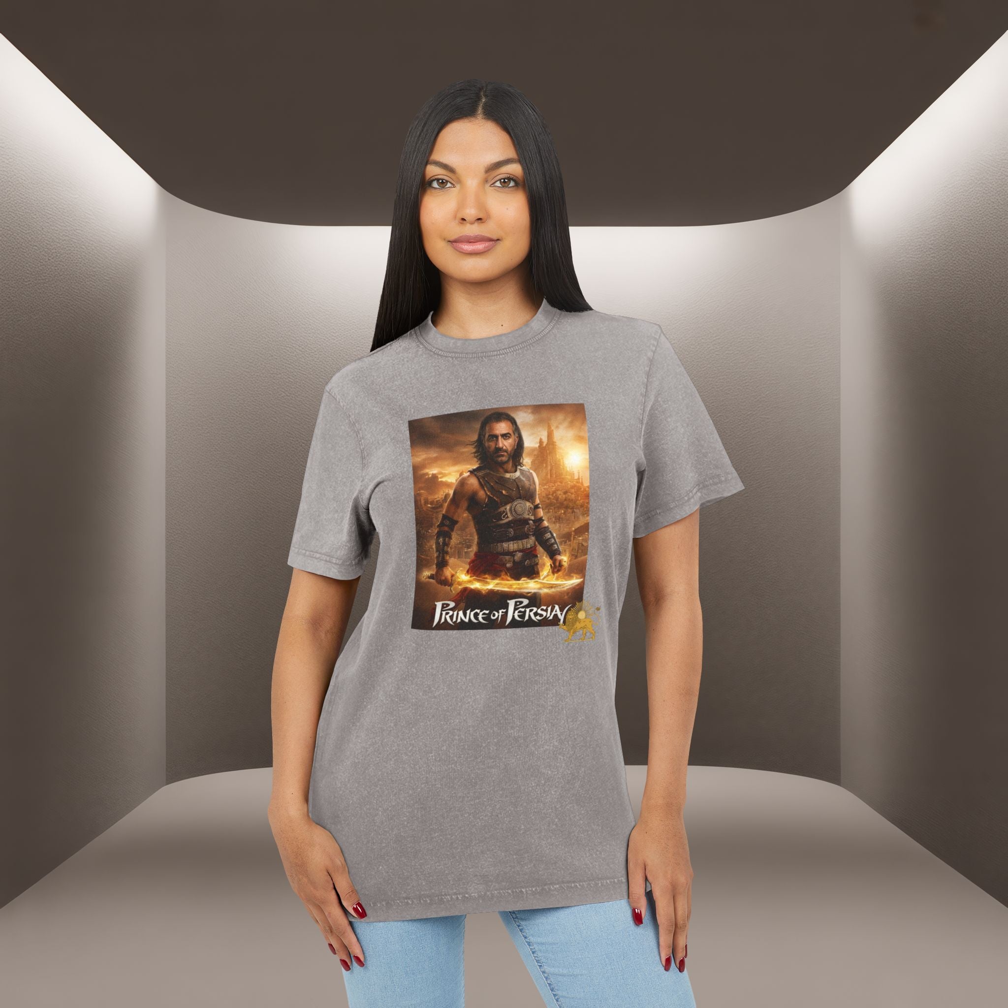 Prince of Persia Tshirt — Pahlavi Acid Wash Tshirt - Persian Vibey