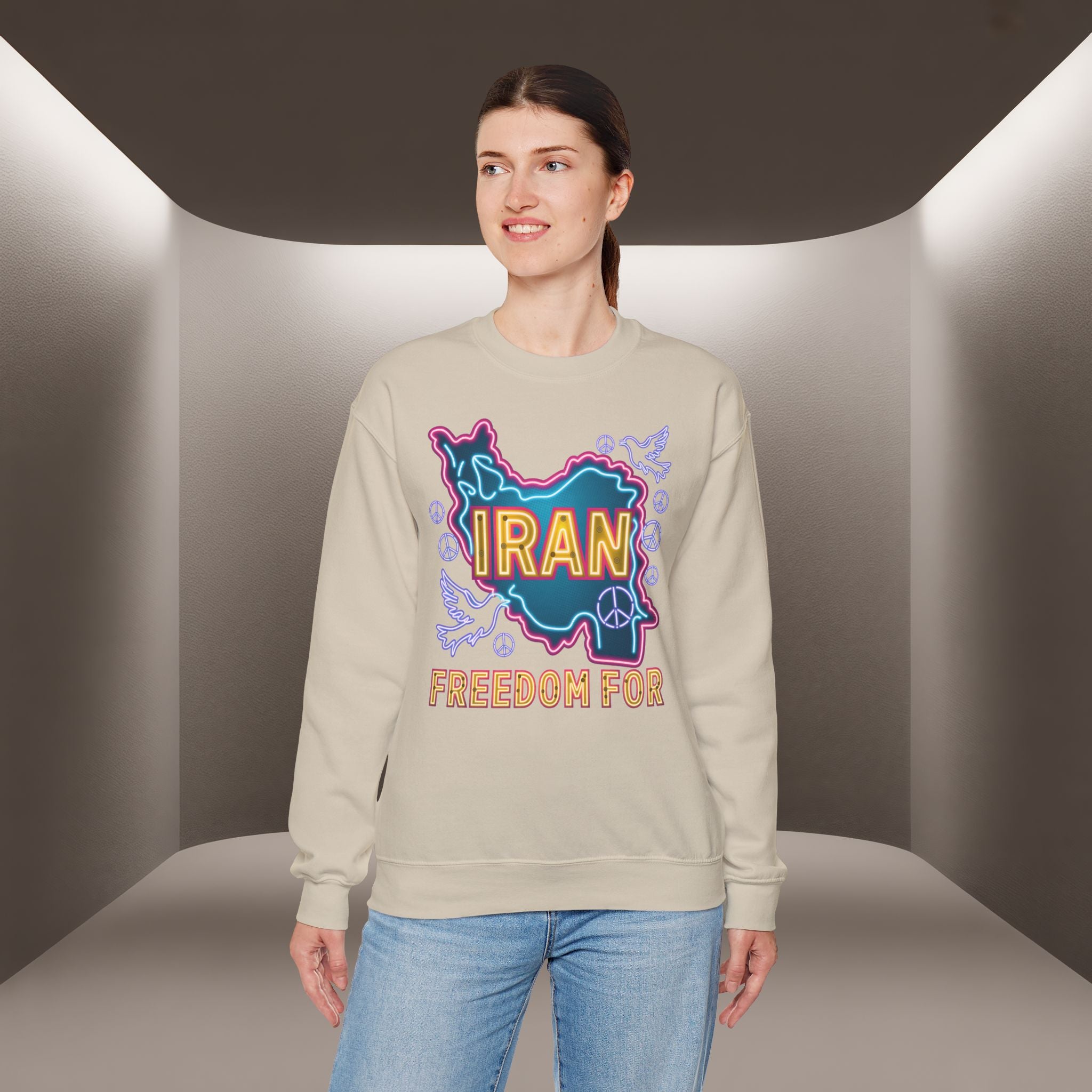 Freedom For Iran Sweatshirt - Unisex, Premium Quality