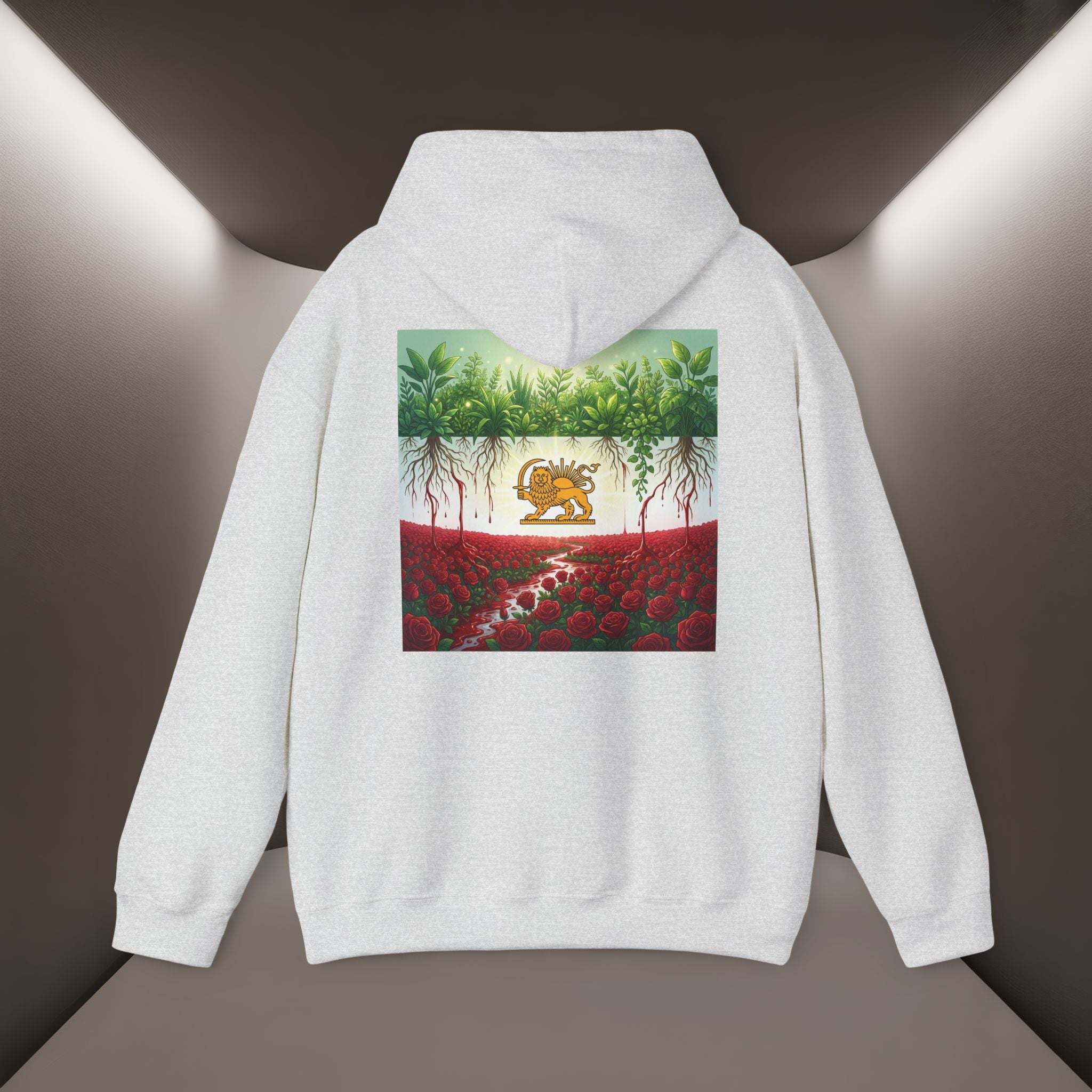 Persian Flag Conceptual Graphic, Unisex Hoodie