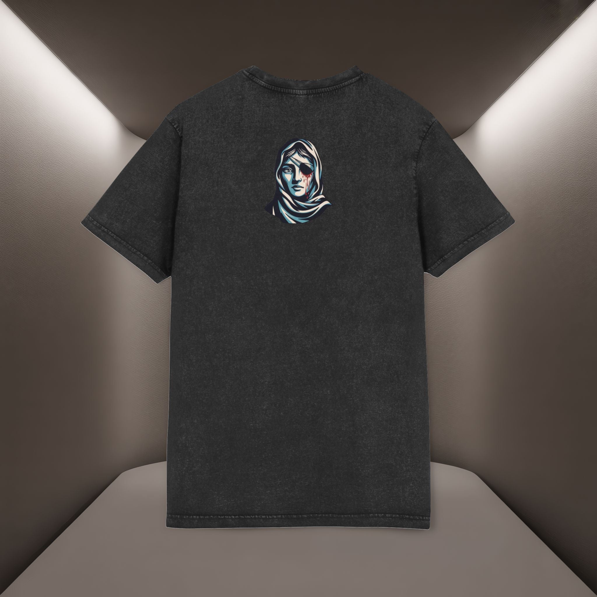 Iran's map Conceptual tshirt- Acid Wash Tee