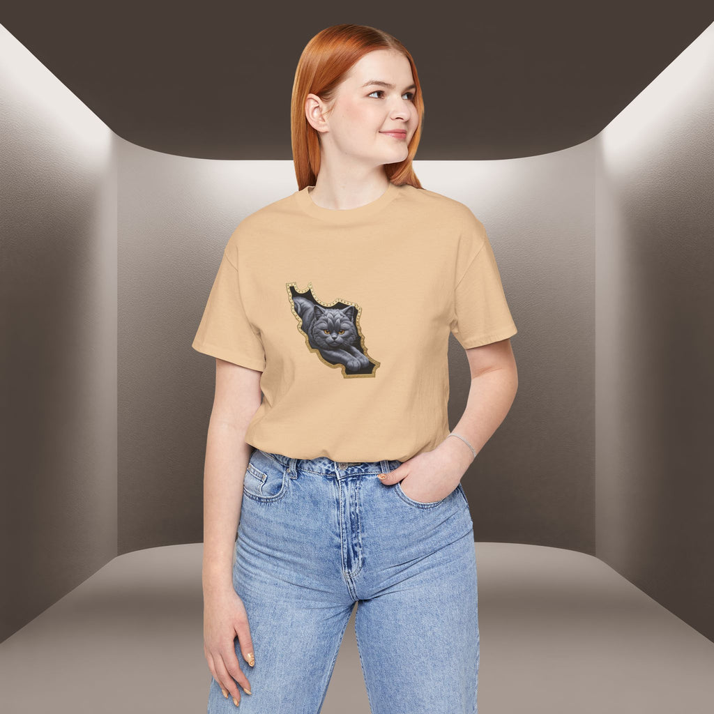 Persian Cat in a Persian Map Graphic design- unisex T-shirt- Premium quality