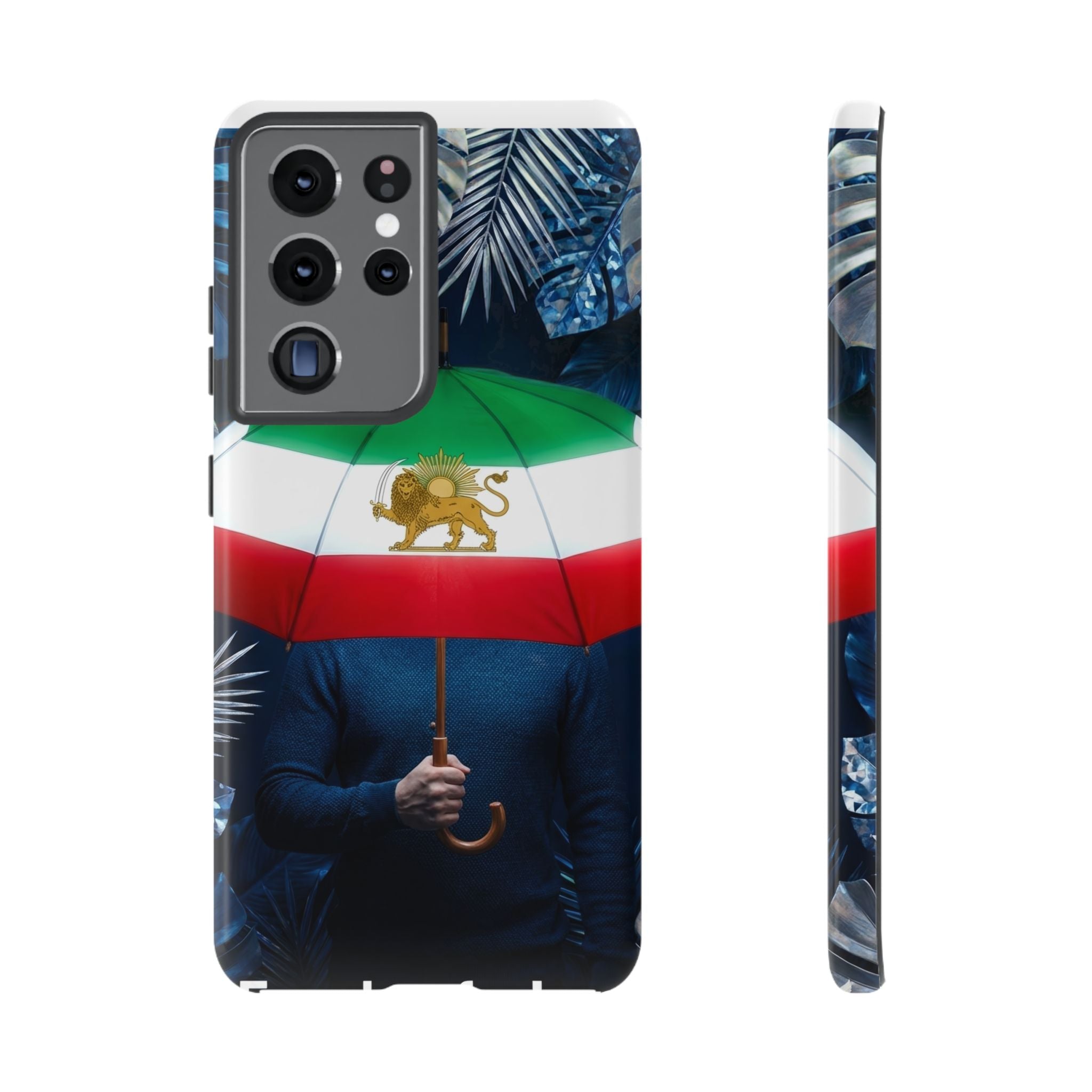Iran Flag umbrella design phone Case