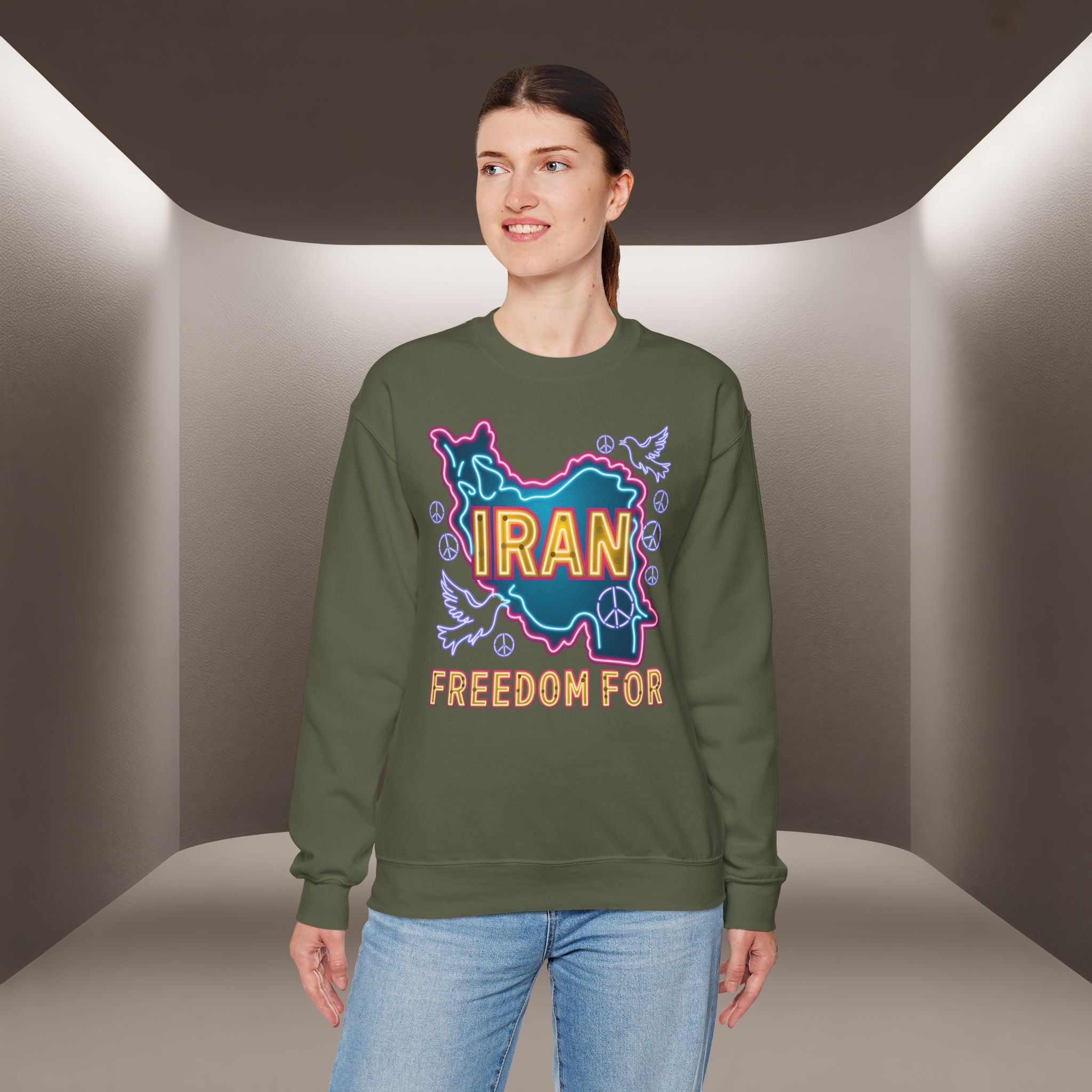 Freedom For Iran Sweatshirt - Unisex, Premium Quality