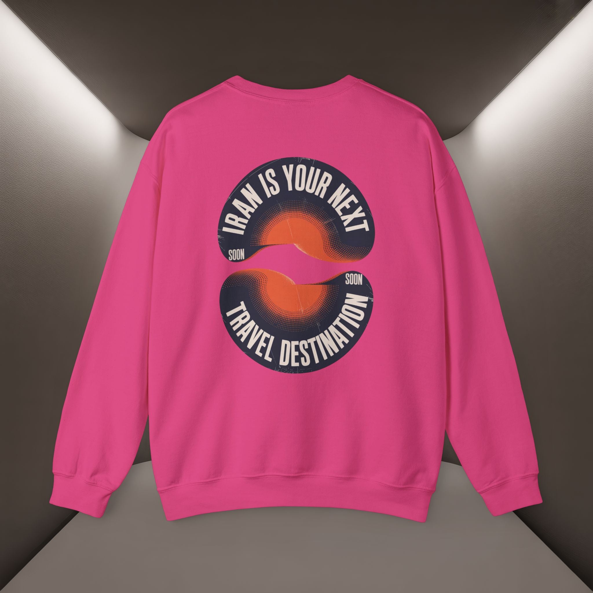 "Iran is your Next Travel Destination" Soon Sweatshirt " Javid Shah Design