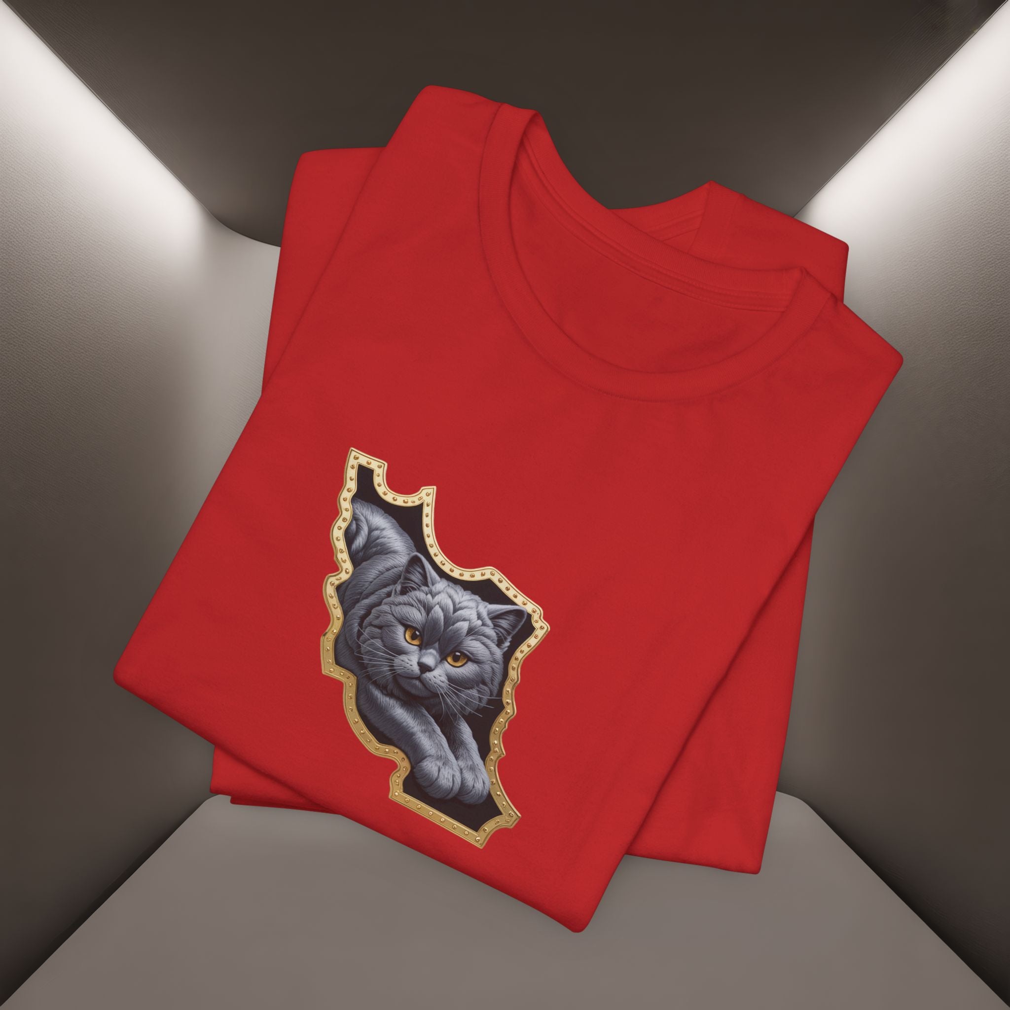 Persian Cat in a Persian Map Graphic design- unisex T-shirt- Premium quality