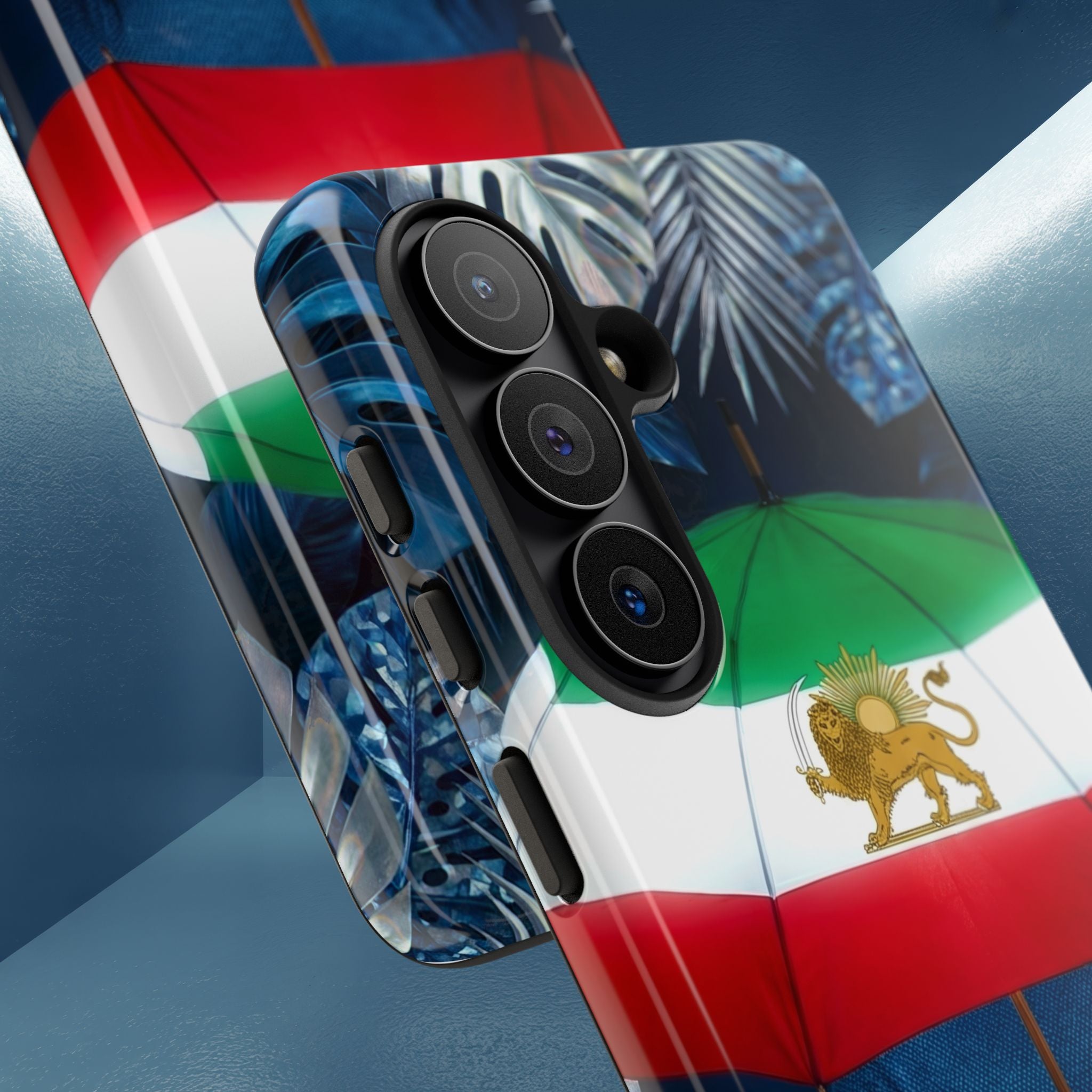 Iran Flag umbrella design phone Case
