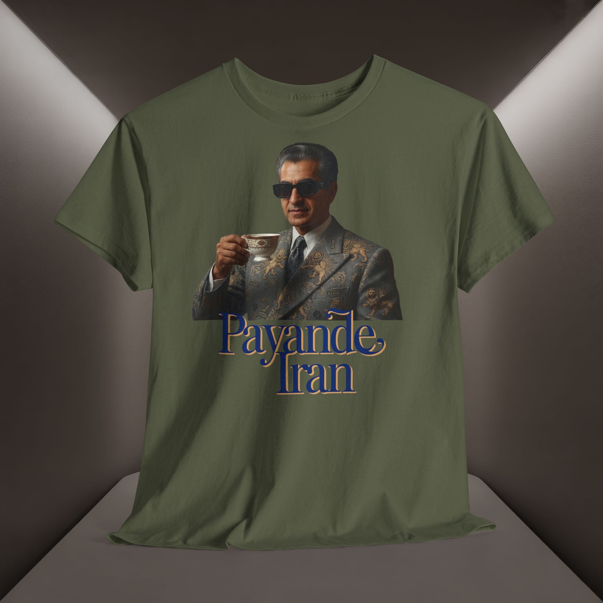 T-Shirt — "Payande Iran" Retro Style Tehran Nostalgia Tee