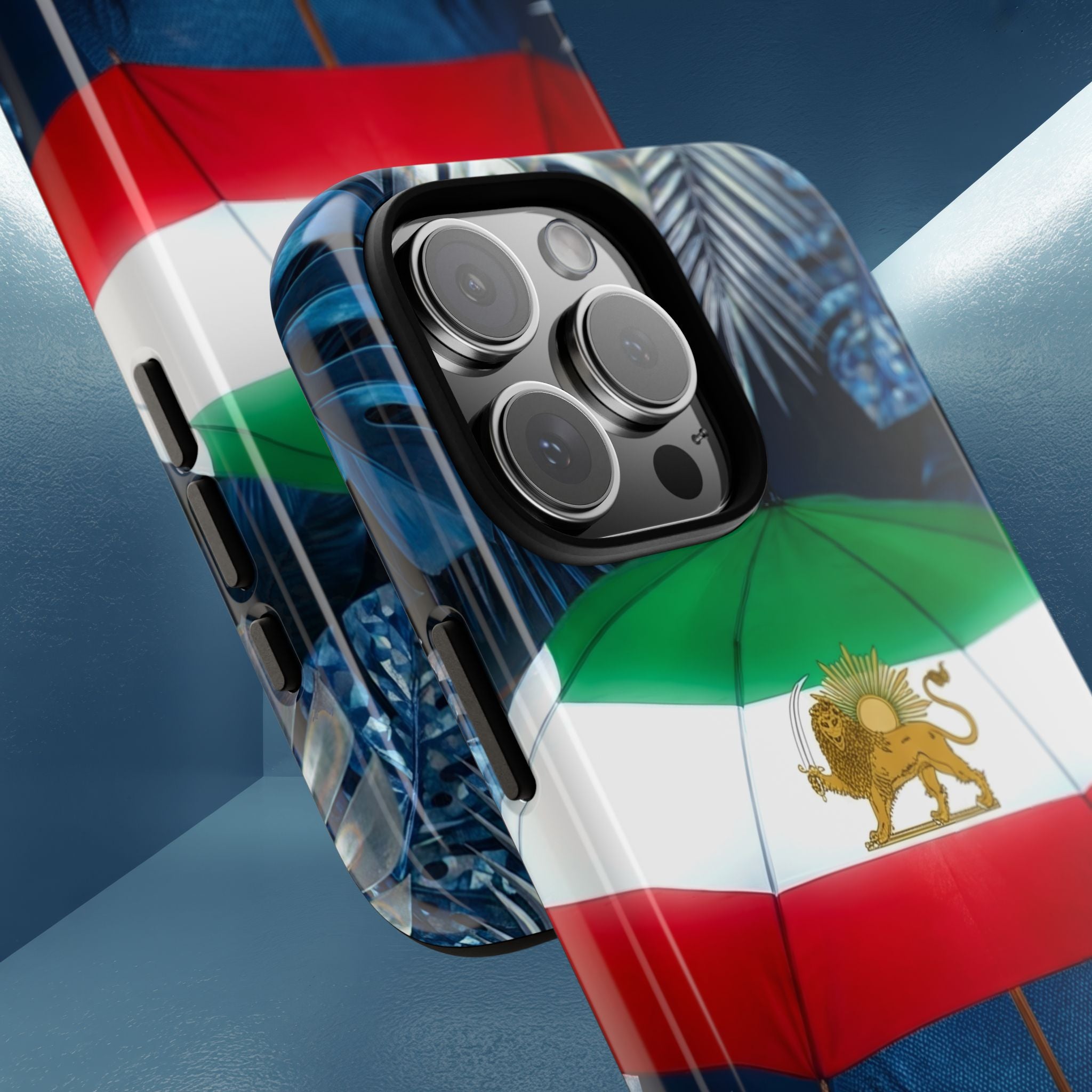 Iran Flag umbrella design phone Case
