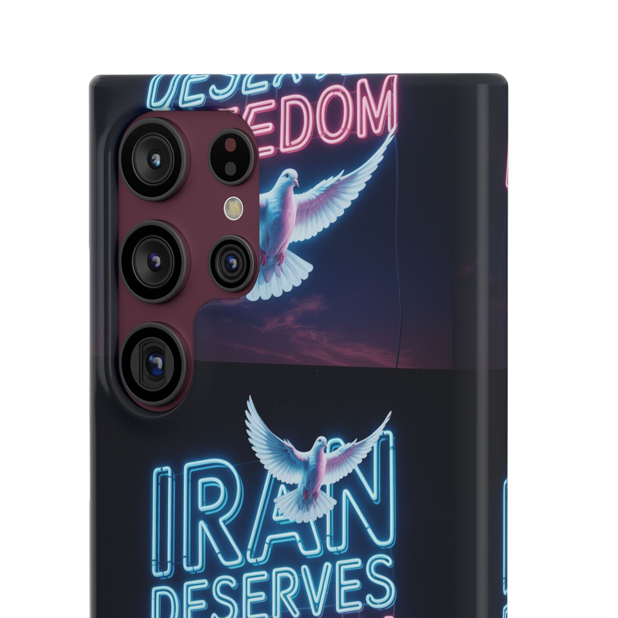 "Iran Deserves Freedom" Phone cases- For all models