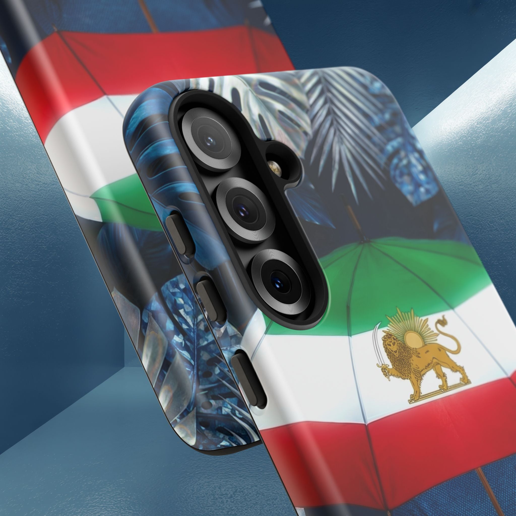 Iran Flag umbrella design phone Case