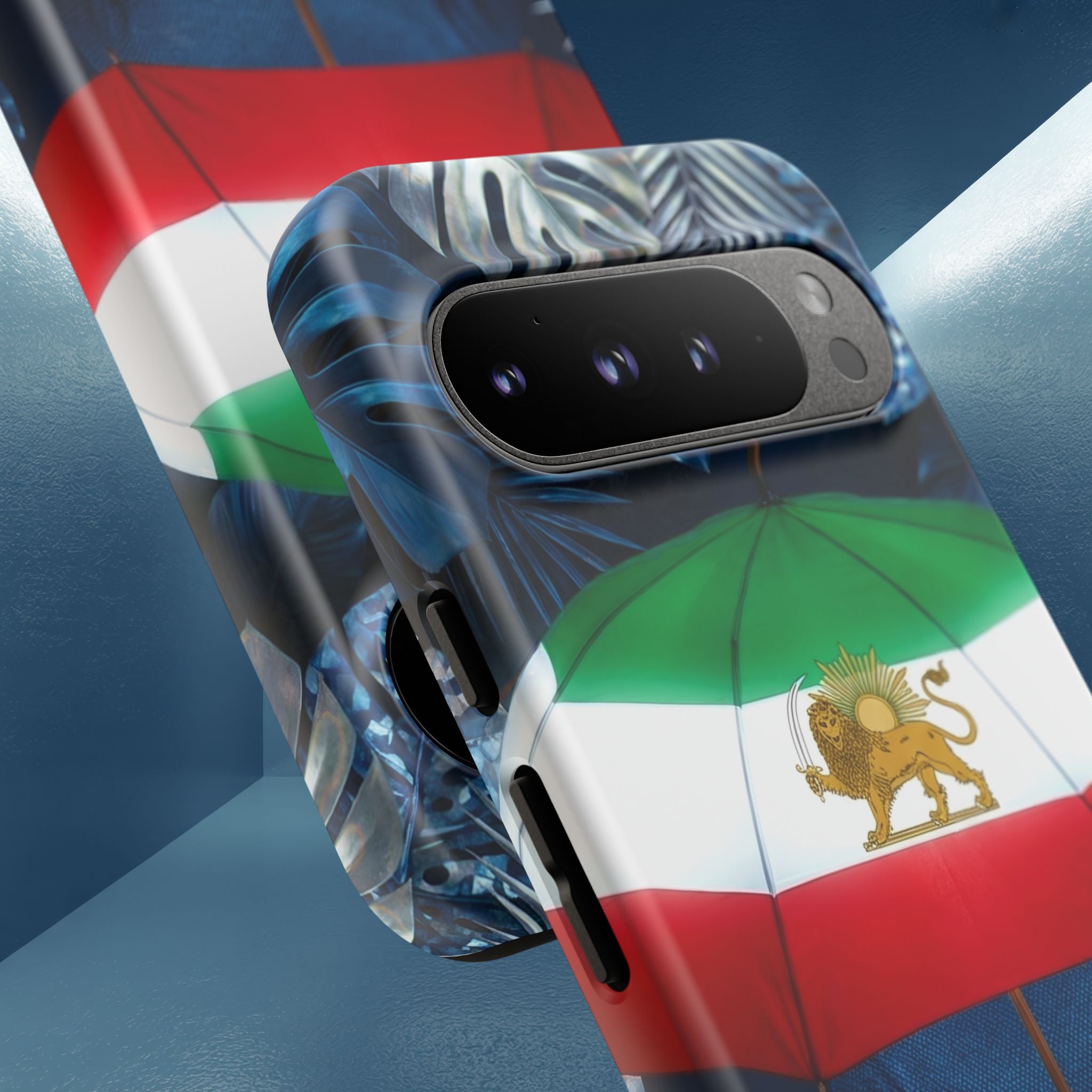 Iran Flag umbrella design phone Case