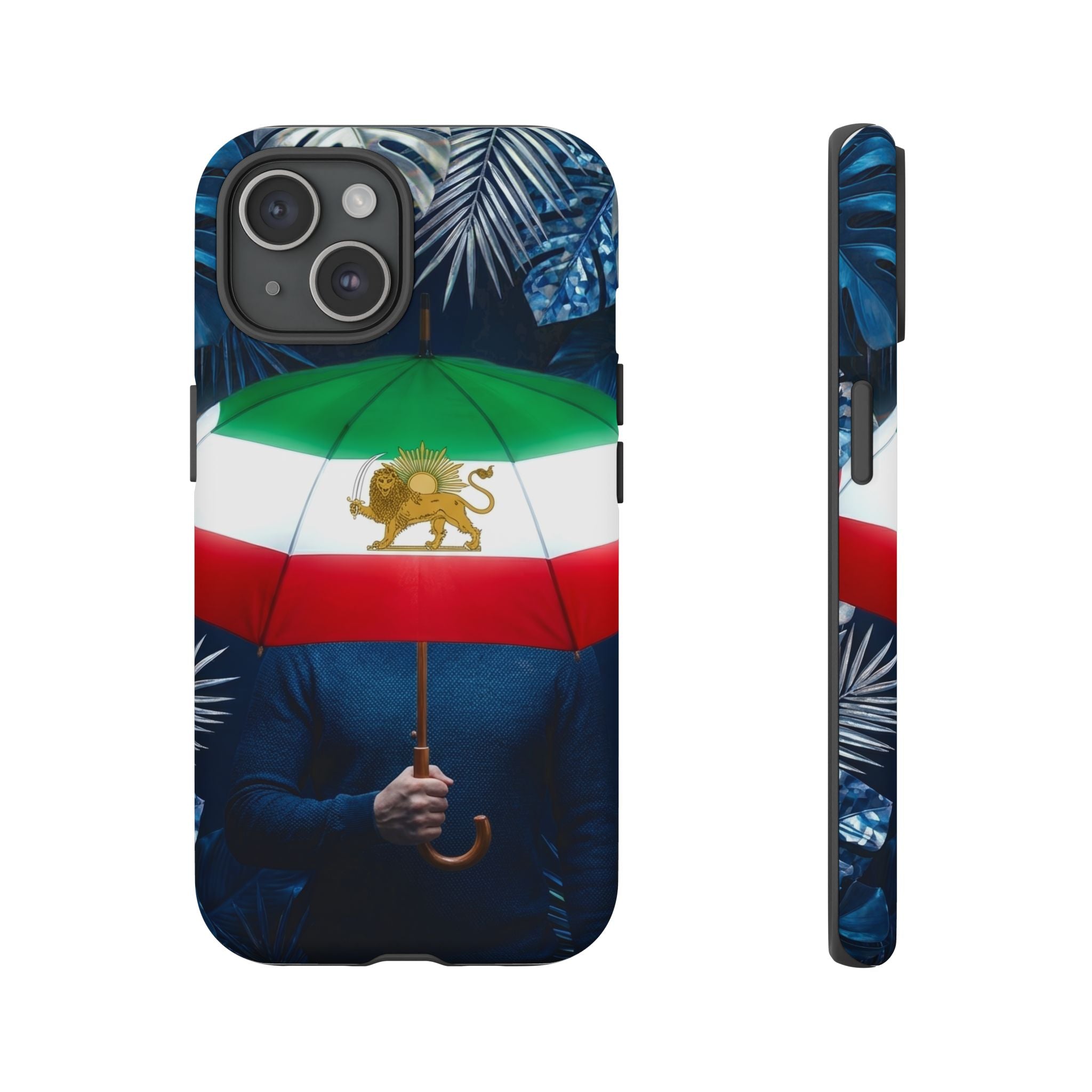 Iran Flag umbrella design phone Case