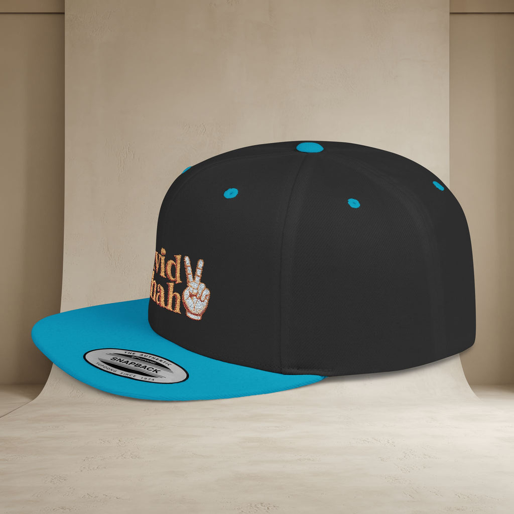 Javid Shah Embroidered Snapback Hat — (GoldoOzi)