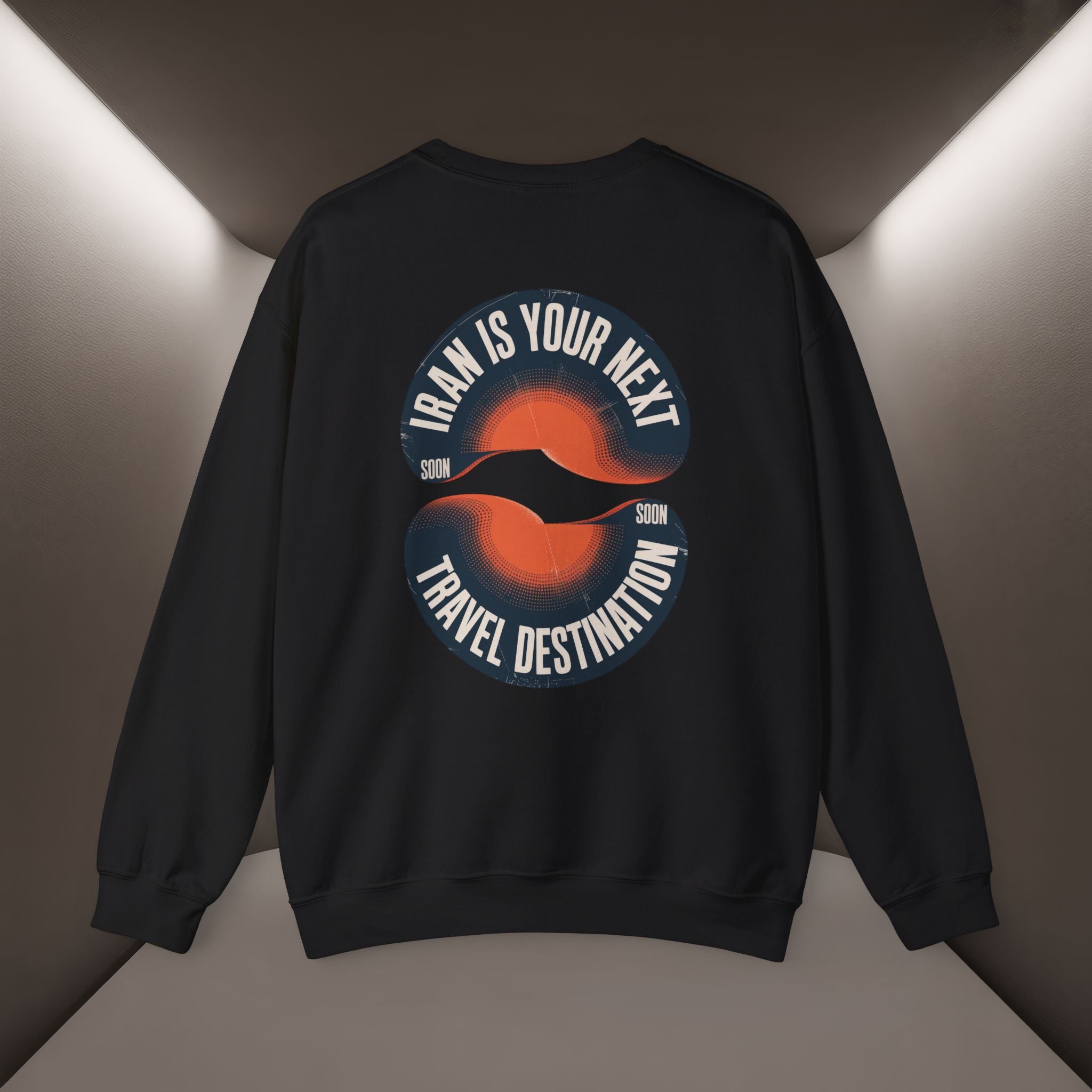 "Iran is your Next Travel Destination" Soon Sweatshirt " Javid Shah Design