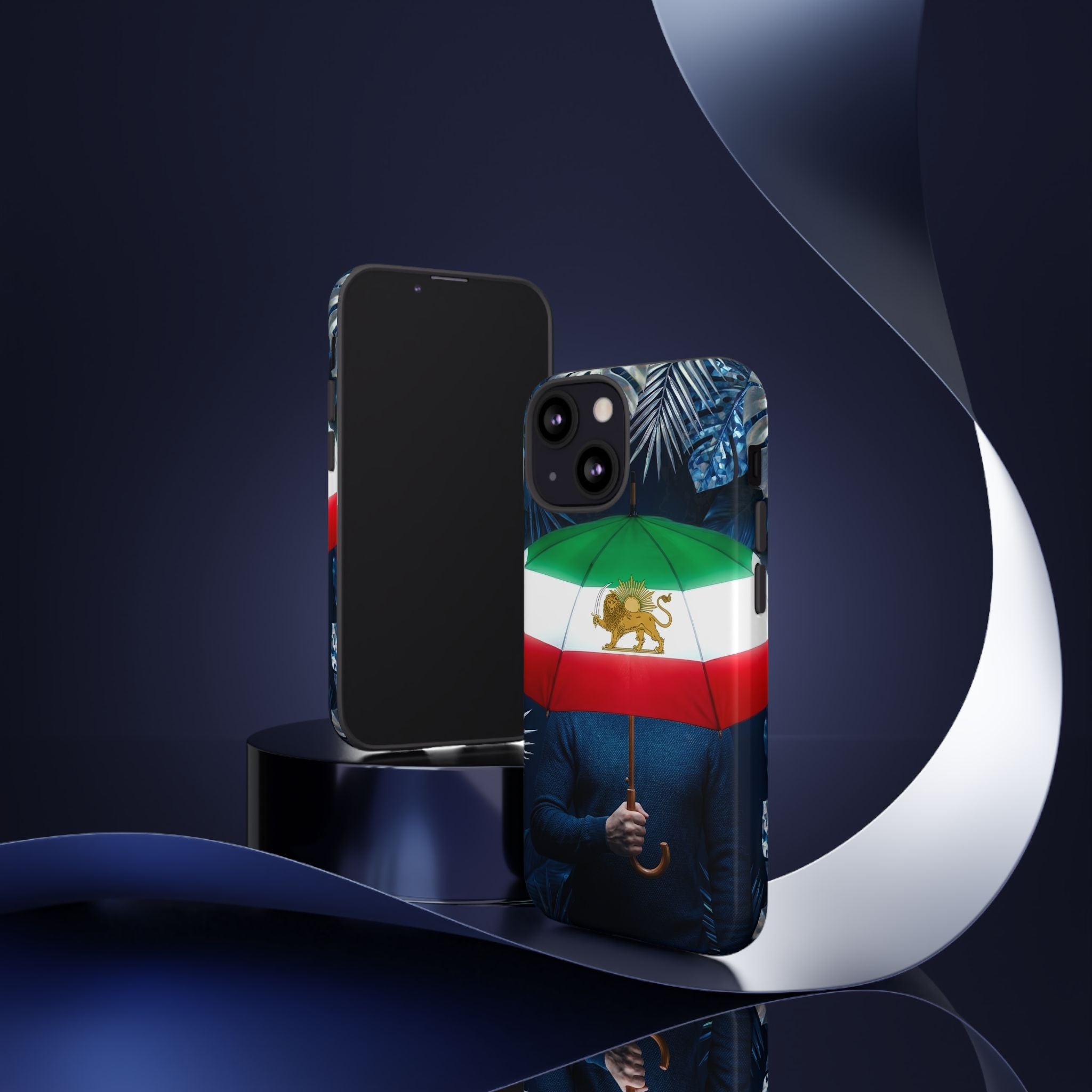 Iran Flag umbrella design phone Case