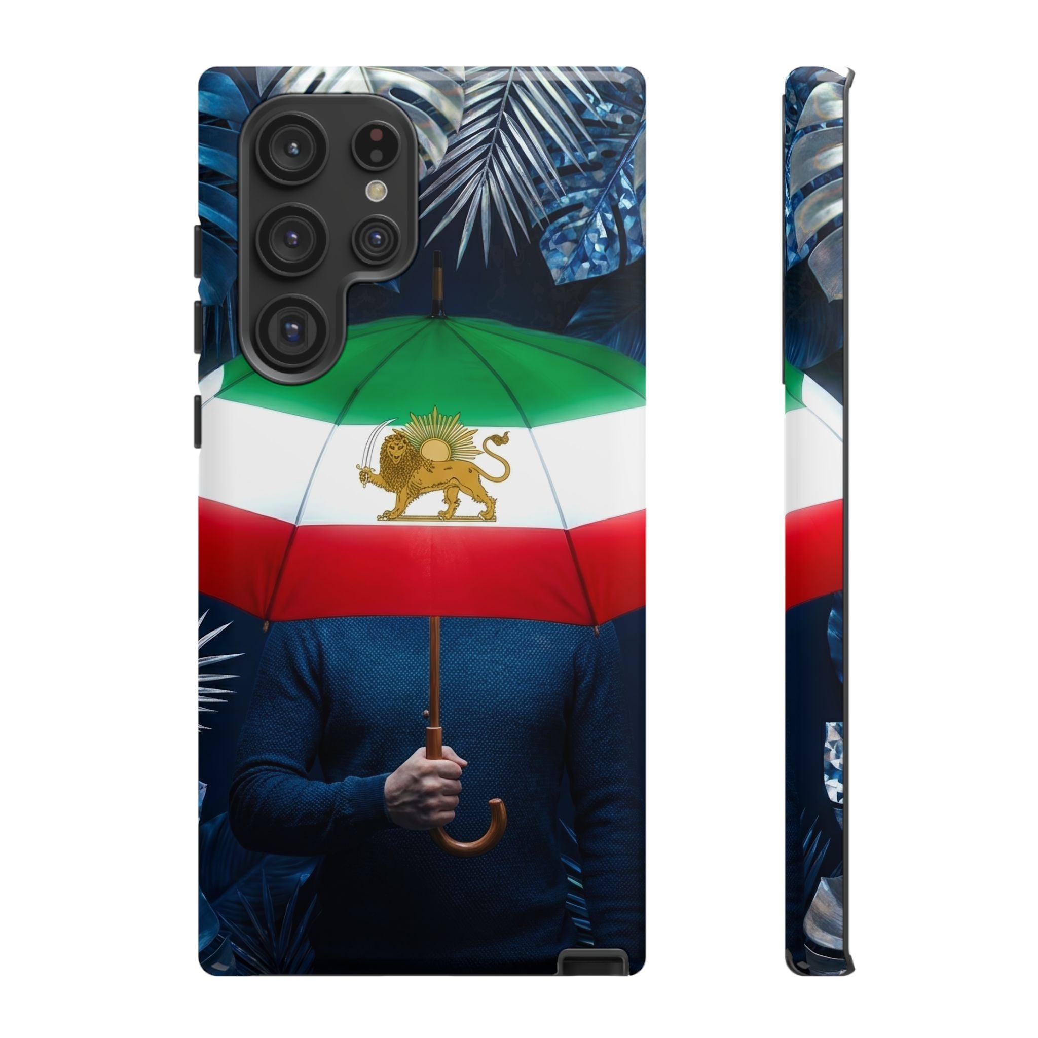 Iran Flag umbrella design phone Case