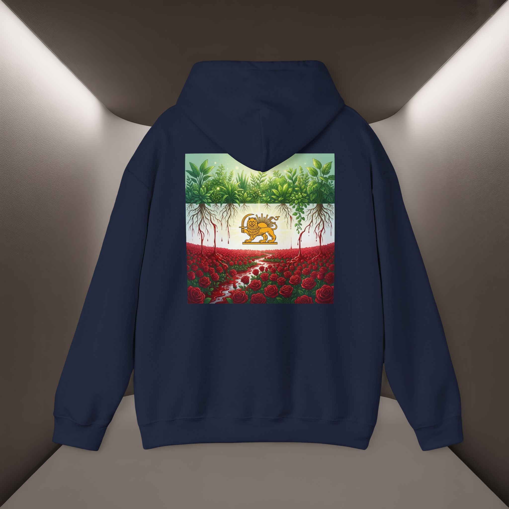Persian Flag Conceptual Graphic, Unisex Hoodie