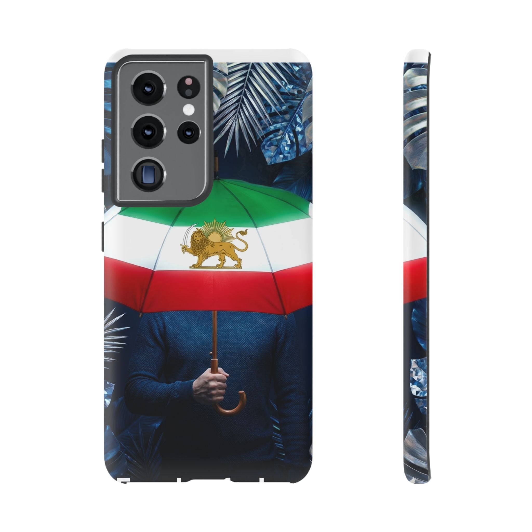 Iran Flag umbrella design phone Case