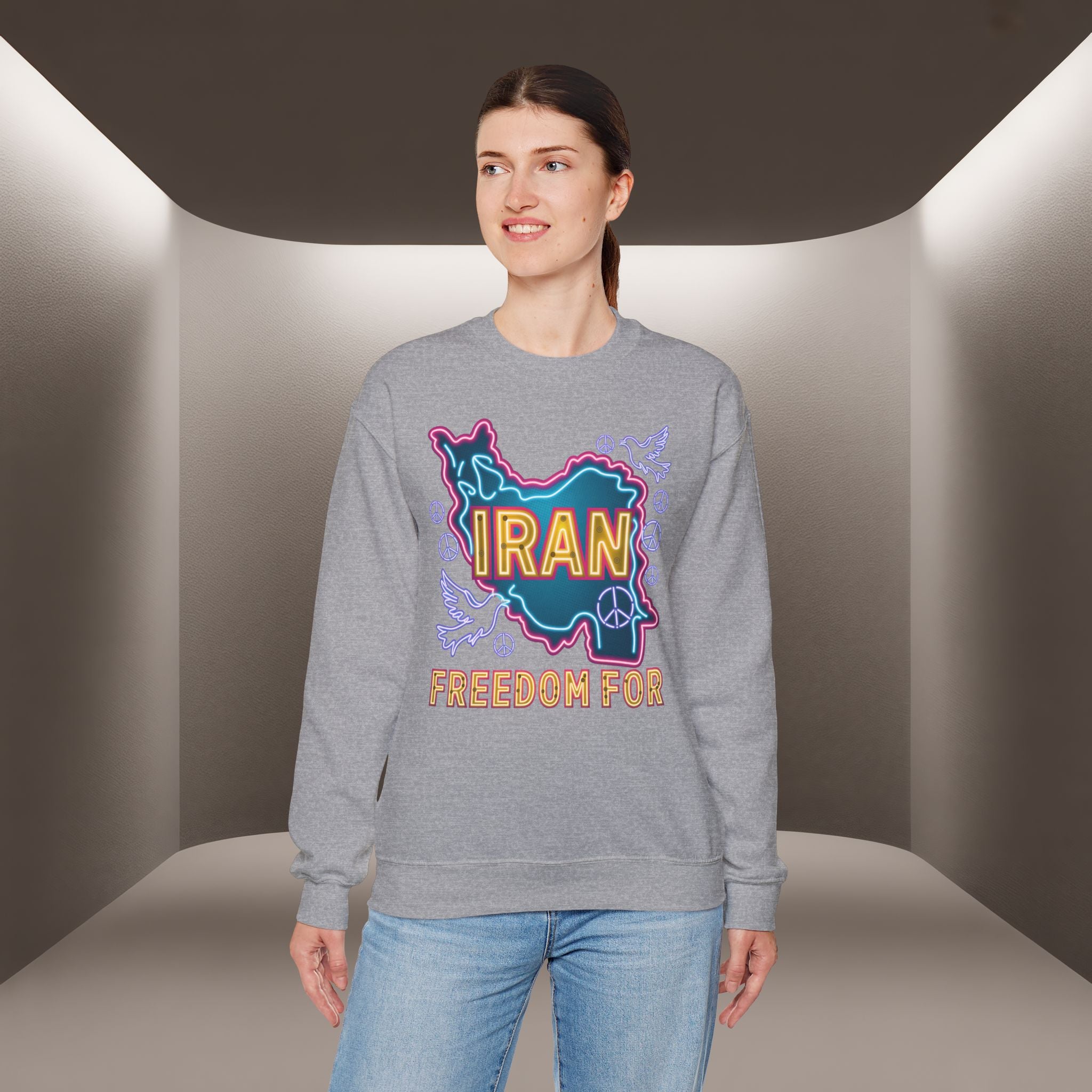 Freedom For Iran Sweatshirt - Unisex, Premium Quality