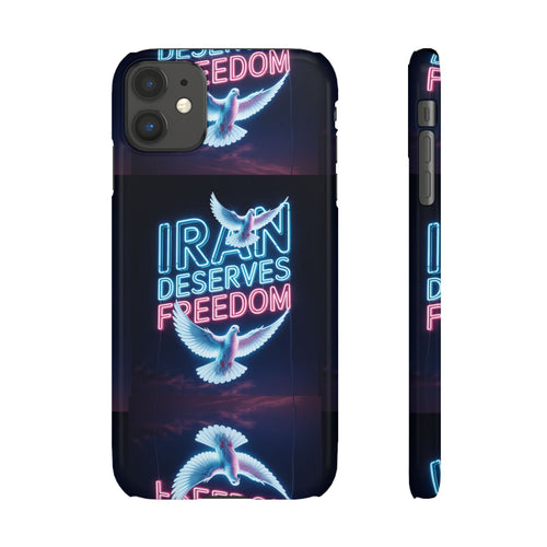 "Iran Deserves Freedom" Phone cases- For all models