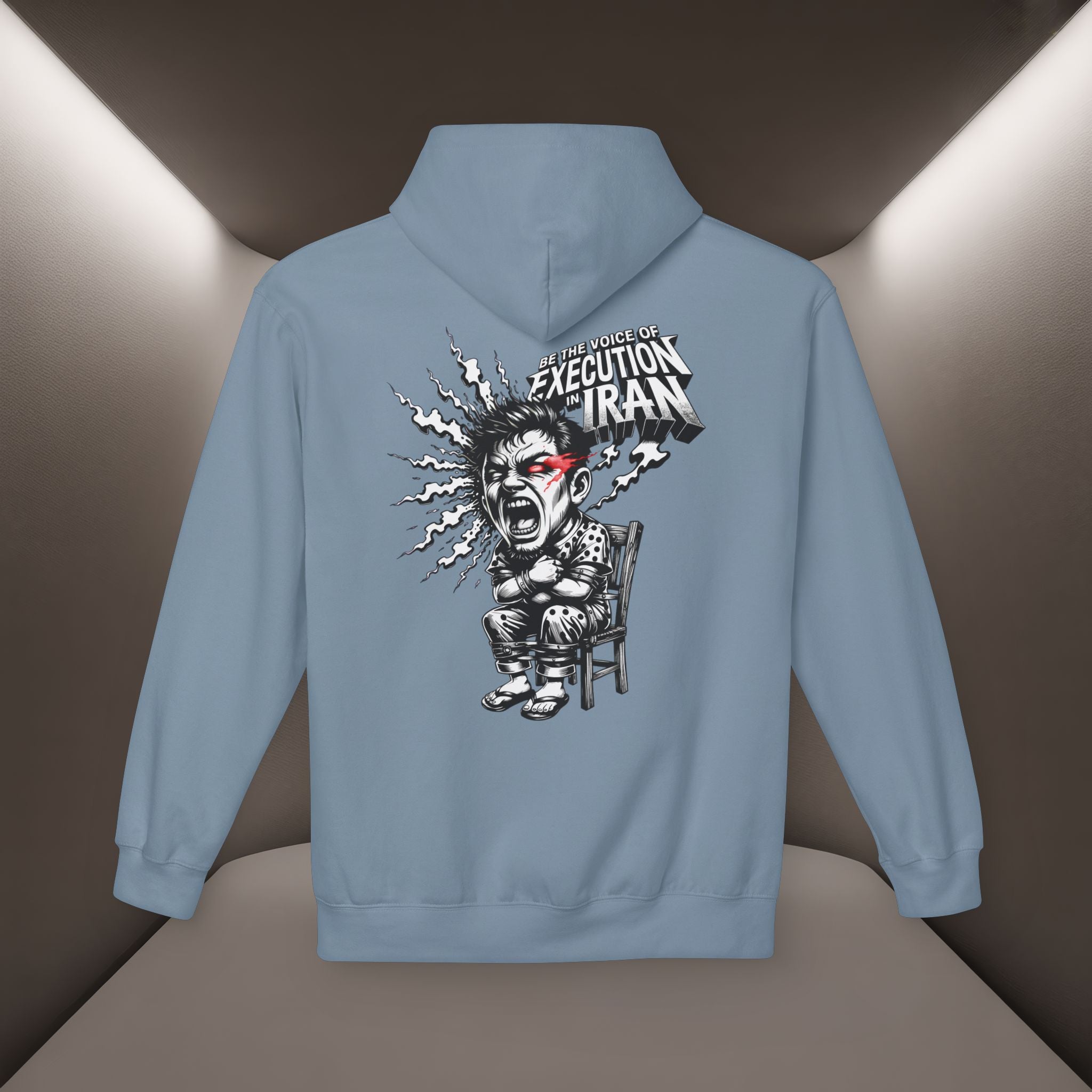 Be the Voice of execution in Iran Hoodie - 47 years Skull Hoodie