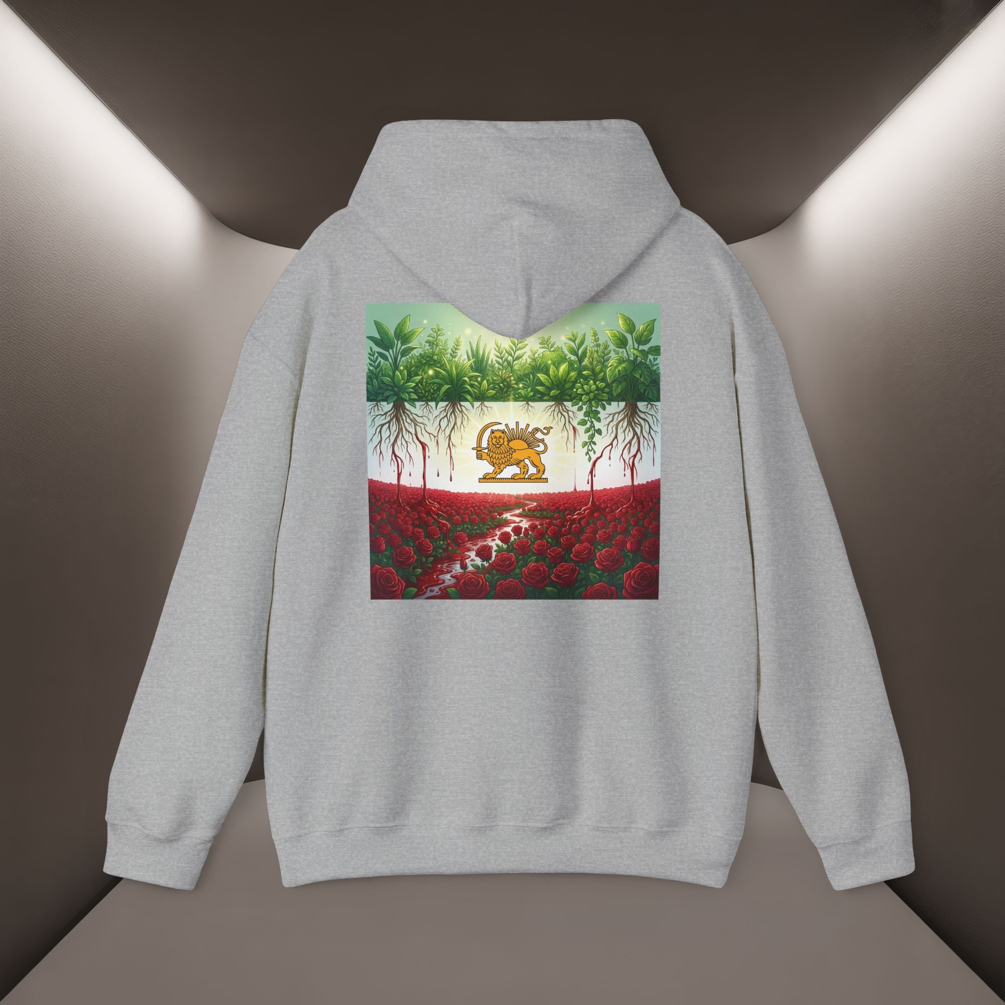 Persian Flag Conceptual Graphic, Unisex Hoodie