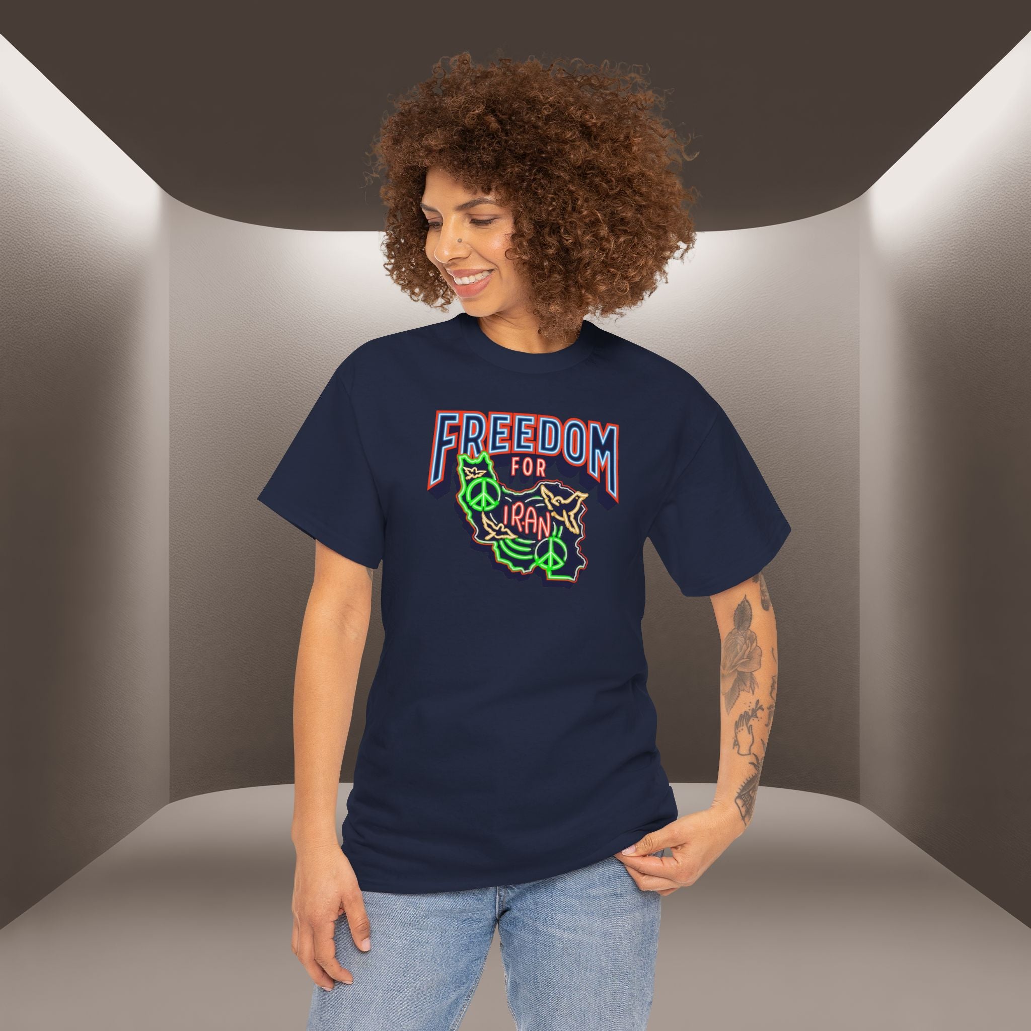 Freedom for Iran T‑Shirt — Unique design- Premium Quality Tee
