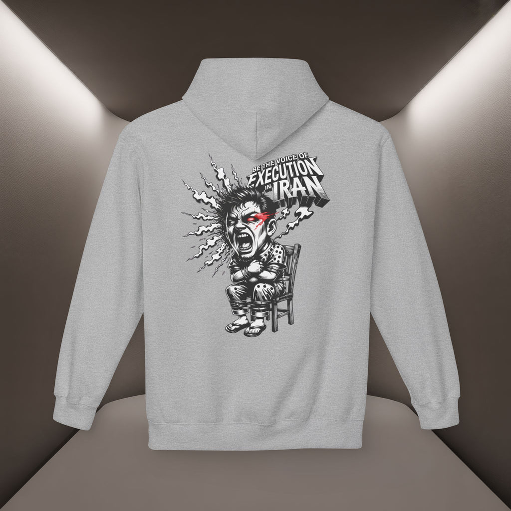 Be the Voice of execution in Iran Hoodie - 47 years Skull Hoodie