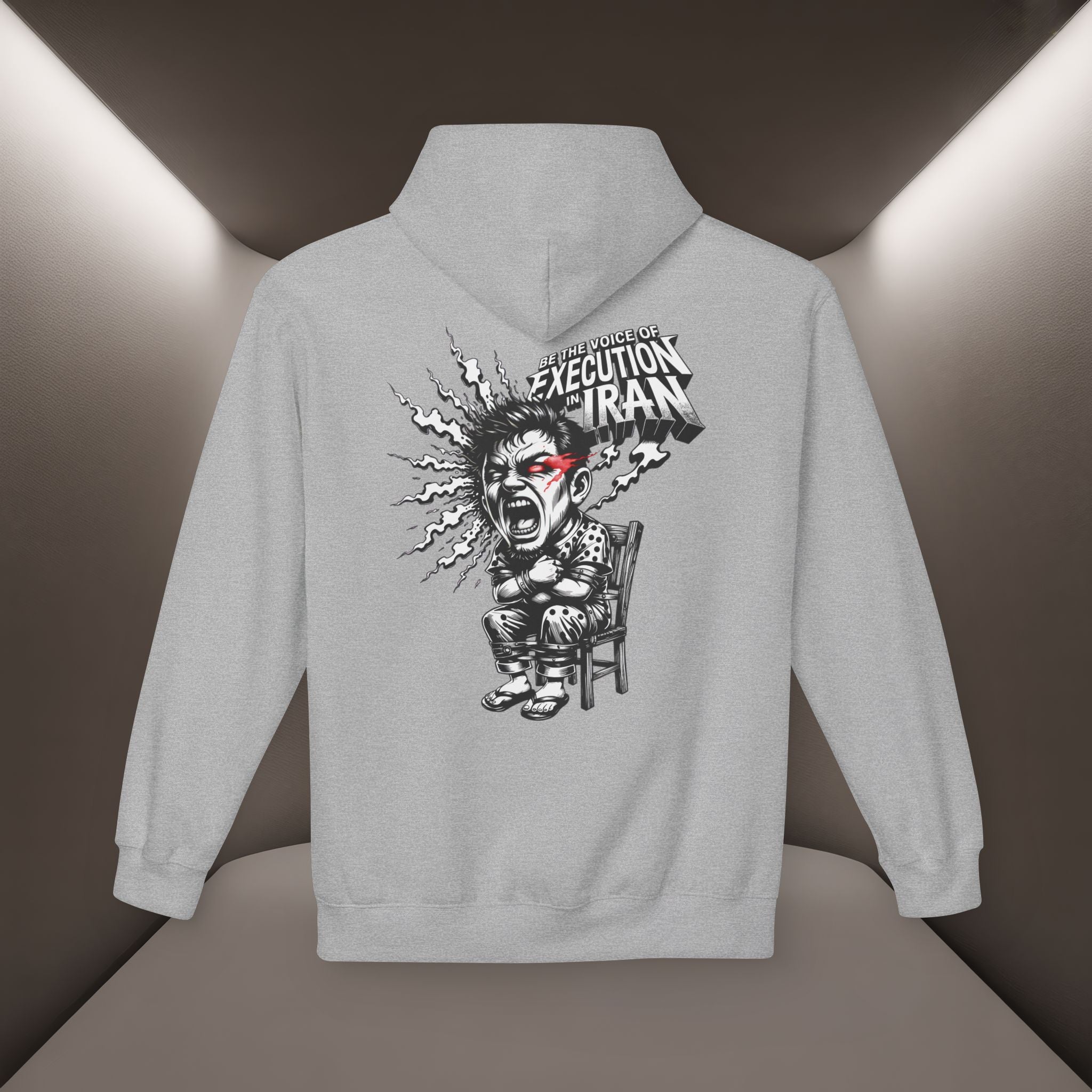 Be the Voice of execution in Iran Hoodie - 47 years Skull Hoodie