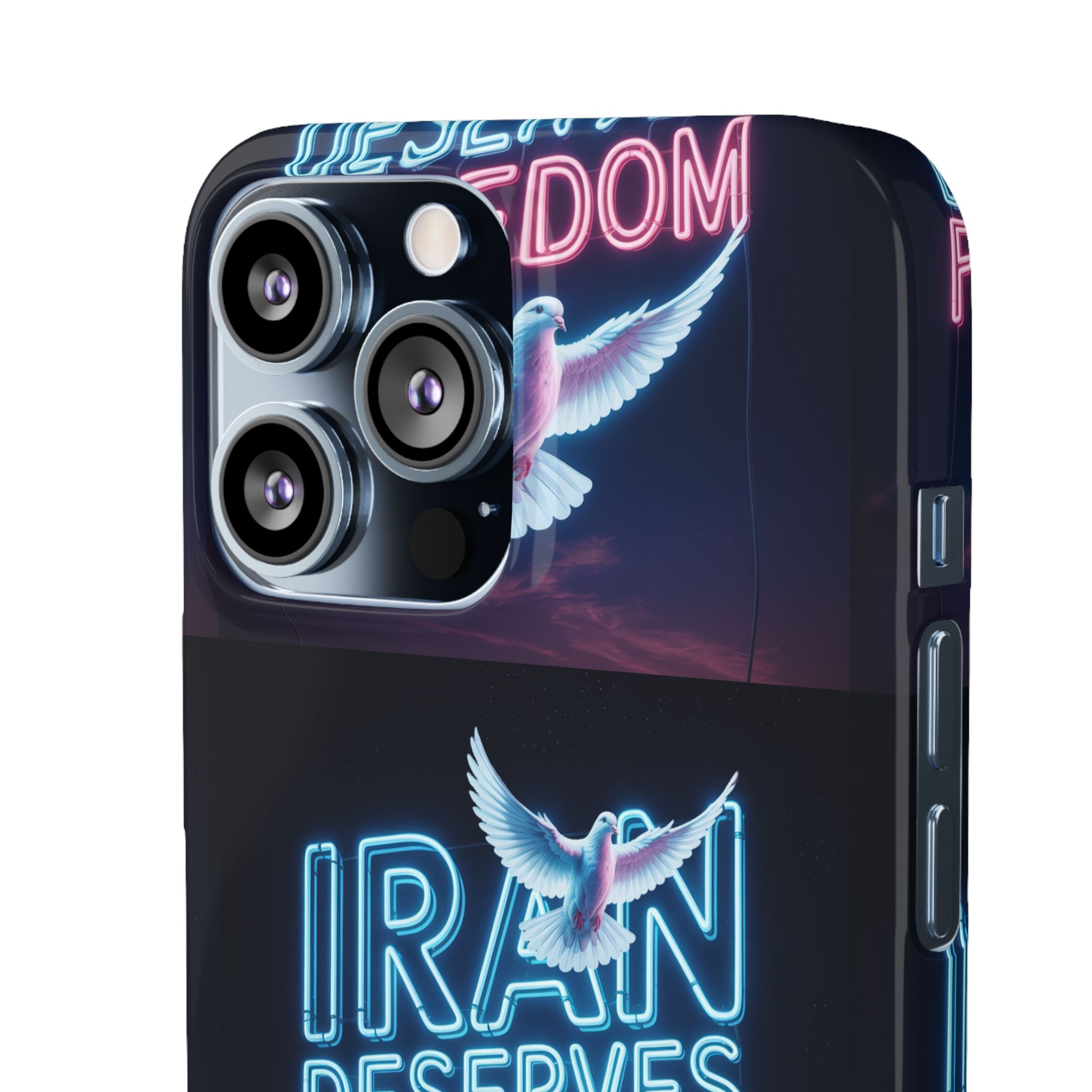 "Iran Deserves Freedom" Phone cases- For all models