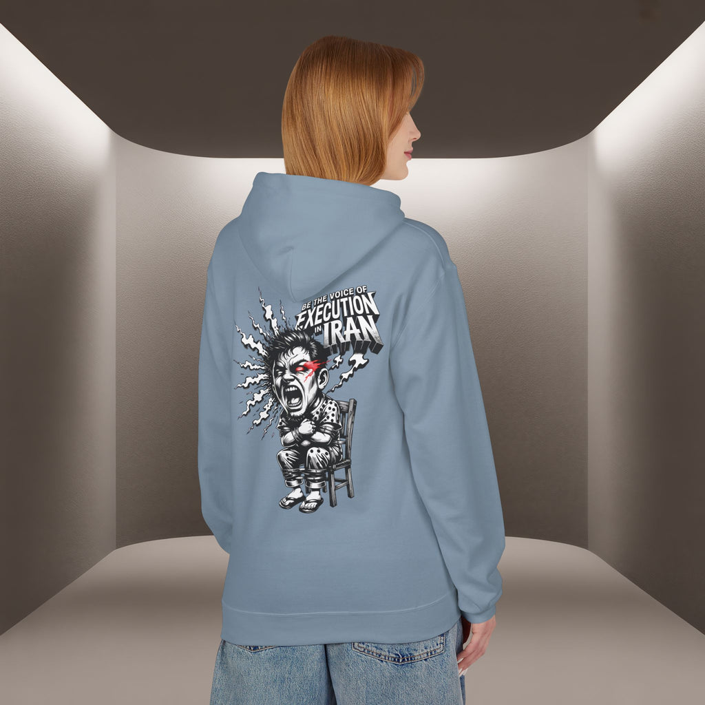 Be the Voice of execution in Iran Hoodie - 47 years Skull Hoodie