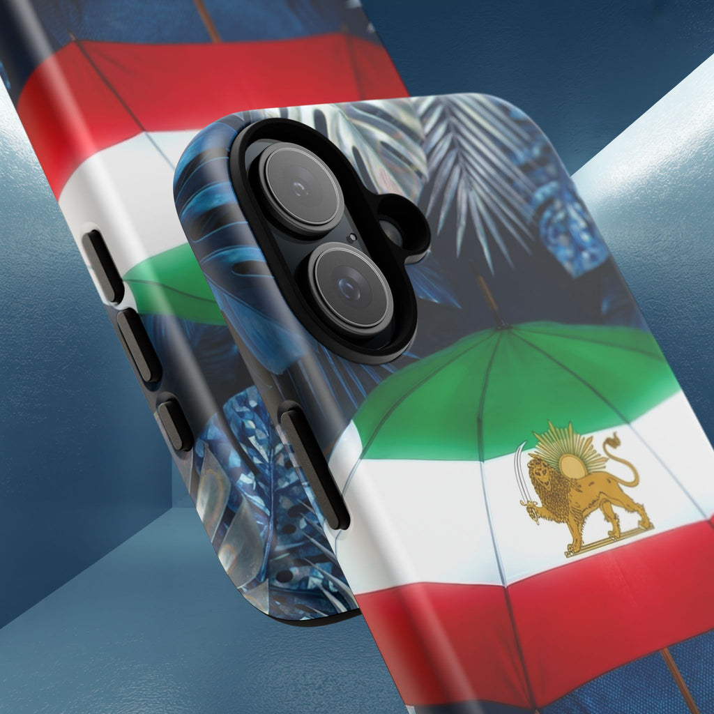 Iran Flag umbrella design phone Case