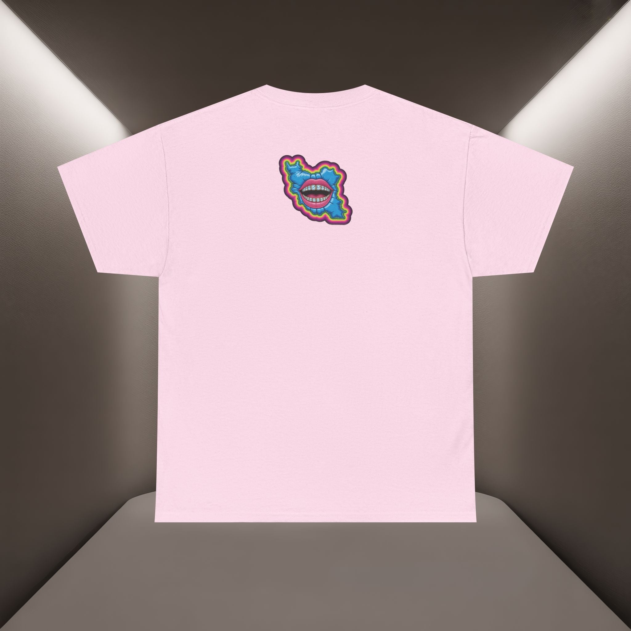 Neon Skull in Iran's map shape T-Shirt — Premium Quality