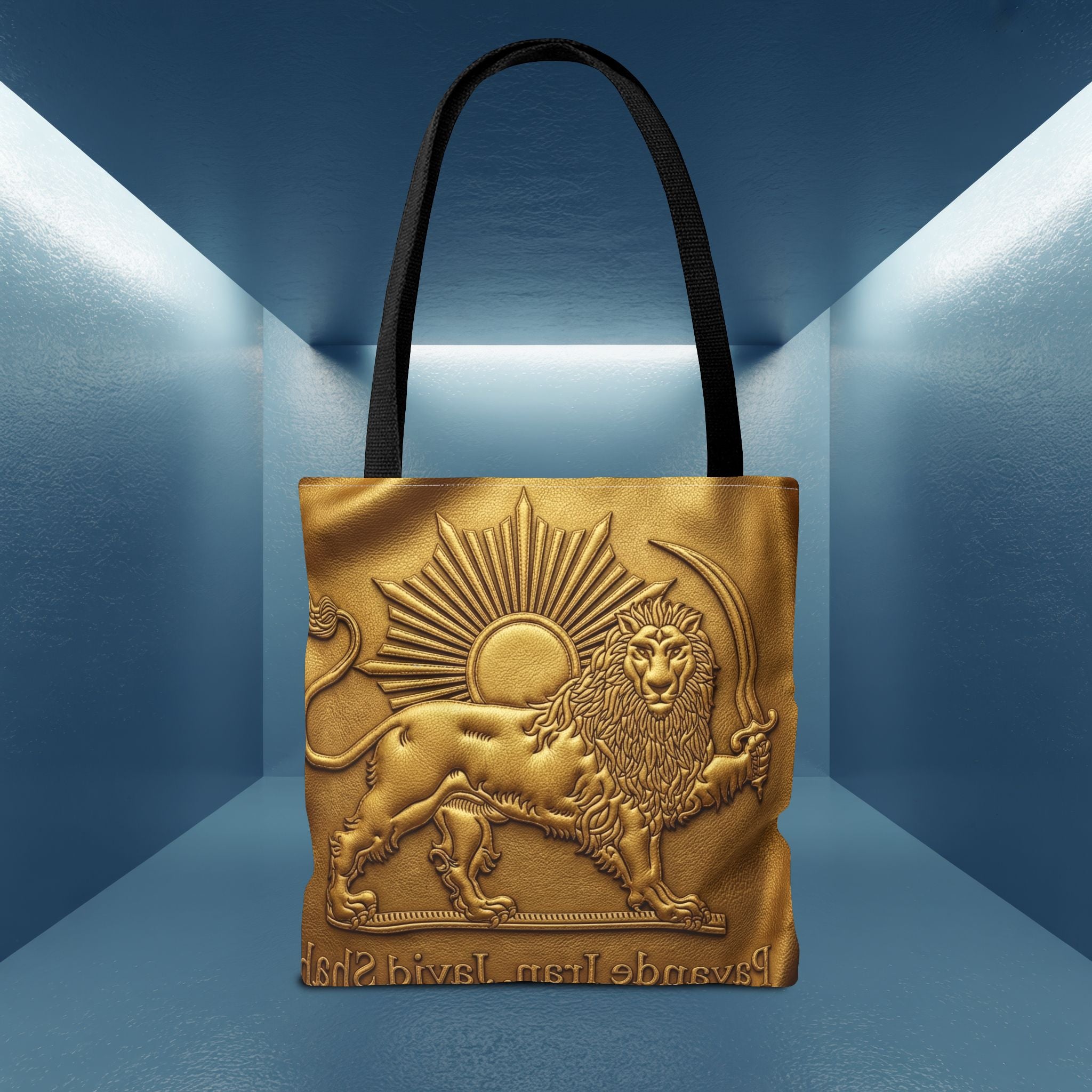 Payande Iran, Javid Shah Golden Unisex Bag- Persian Vibey bag