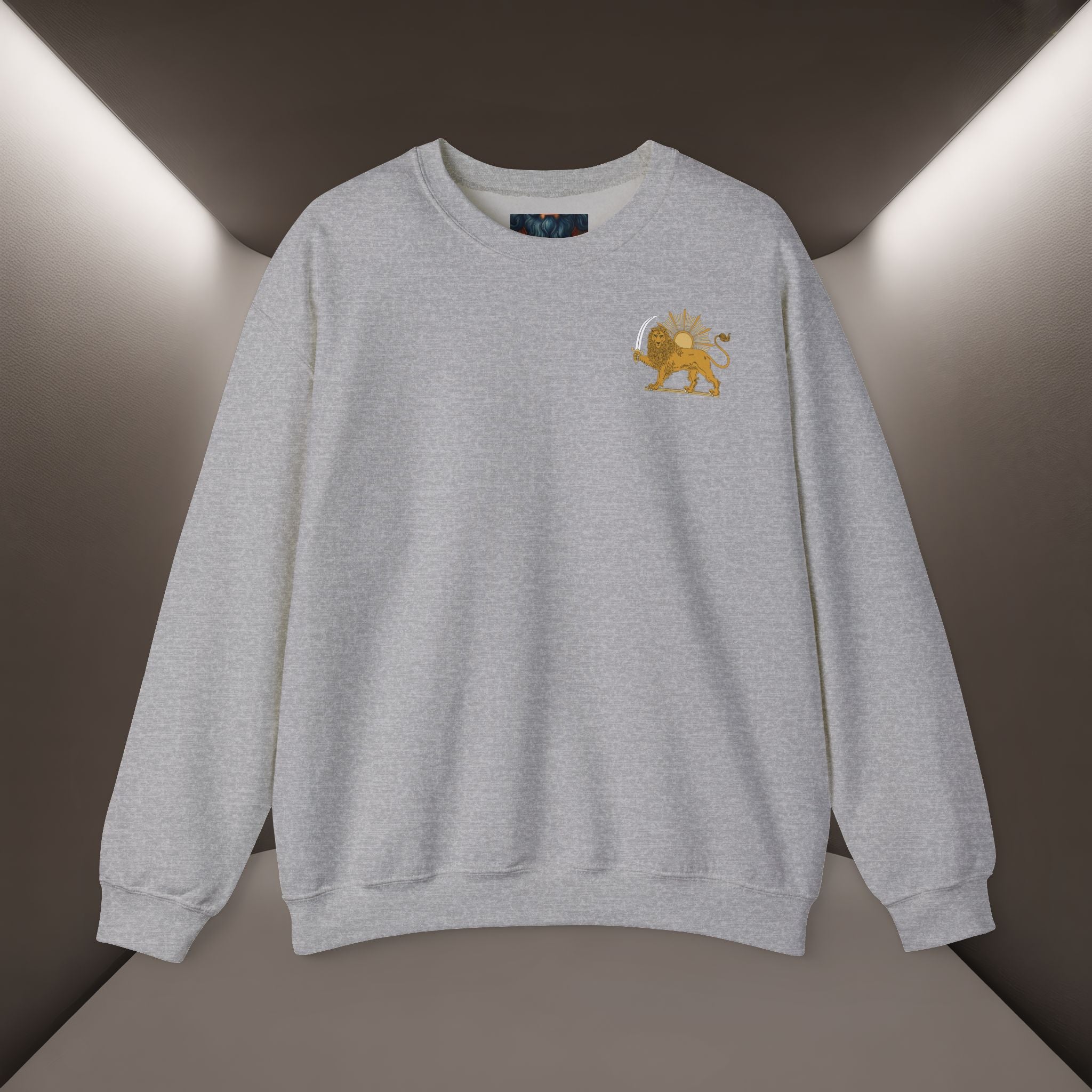 King Reza Vintage Playing Card Unisex Sweatshirt