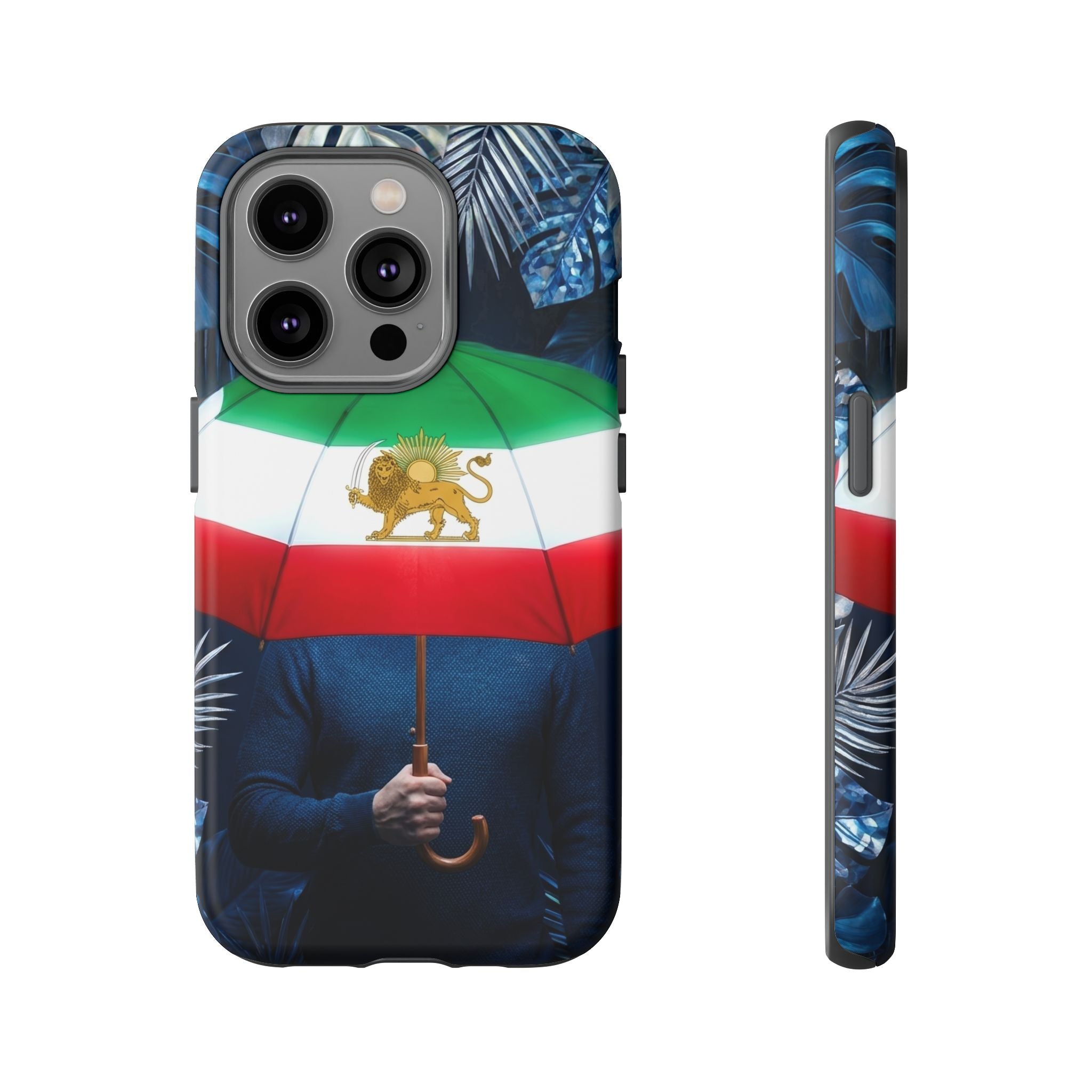 Iran Flag umbrella design phone Case