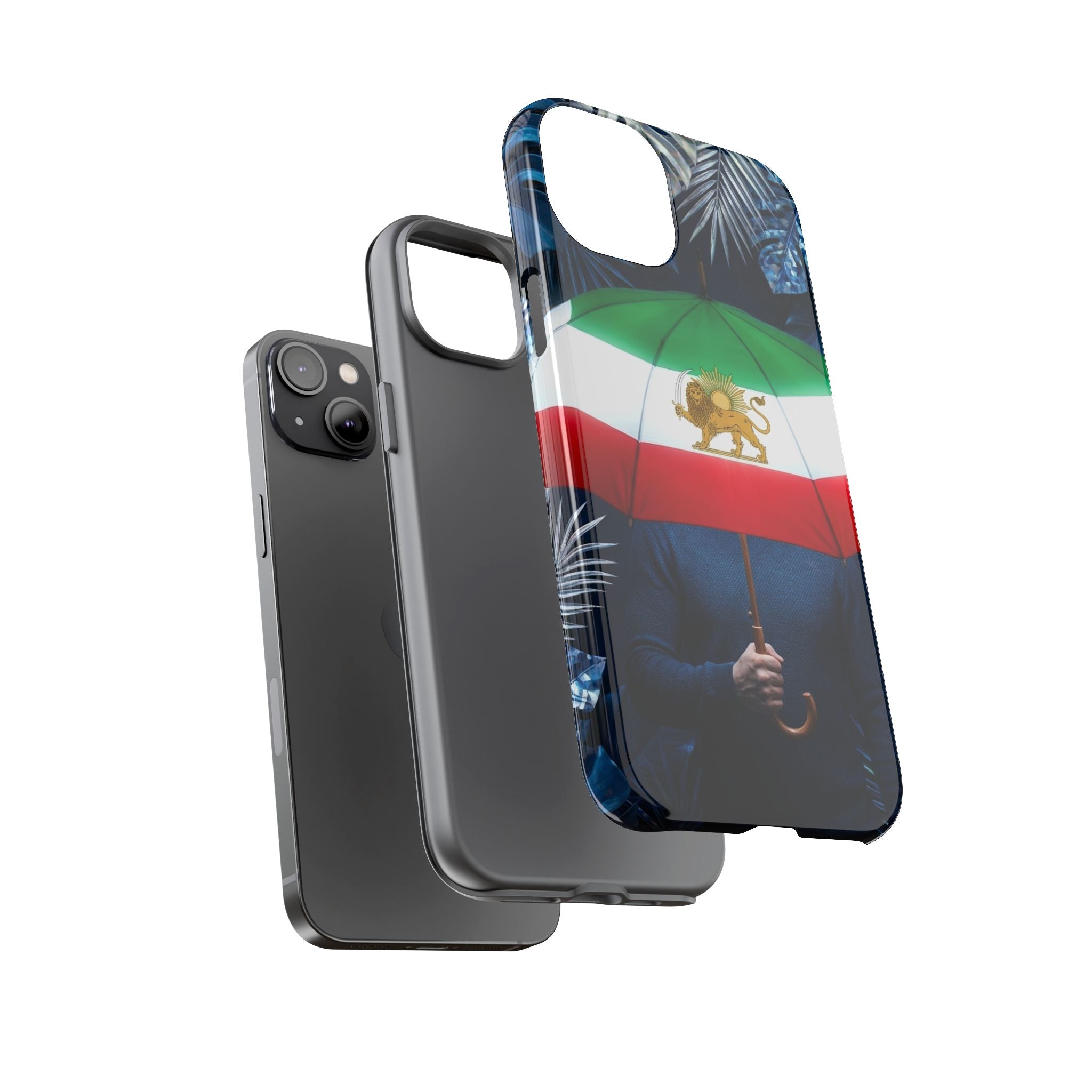 Iran Flag umbrella design phone Case