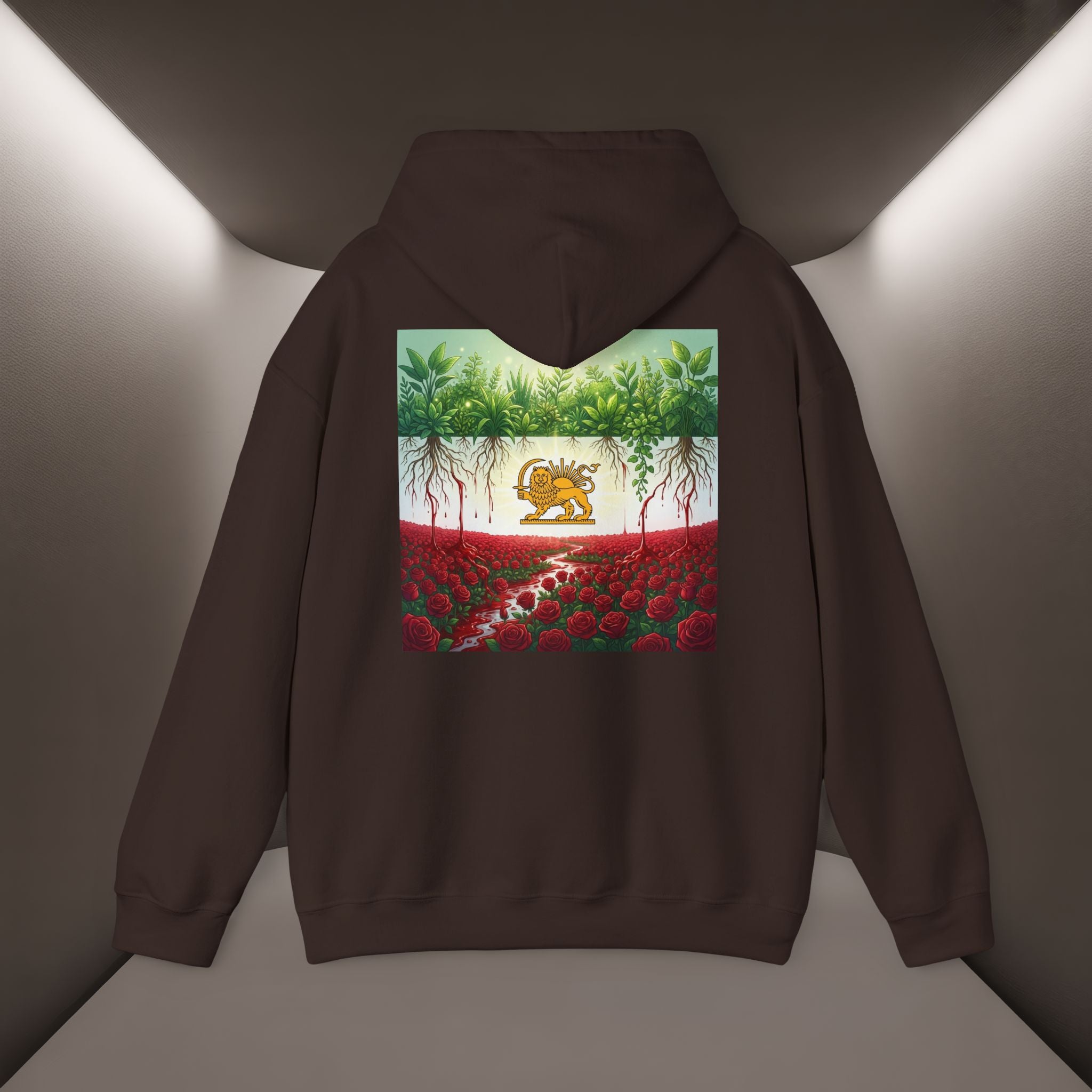 Persian Flag Conceptual Graphic, Unisex Hoodie