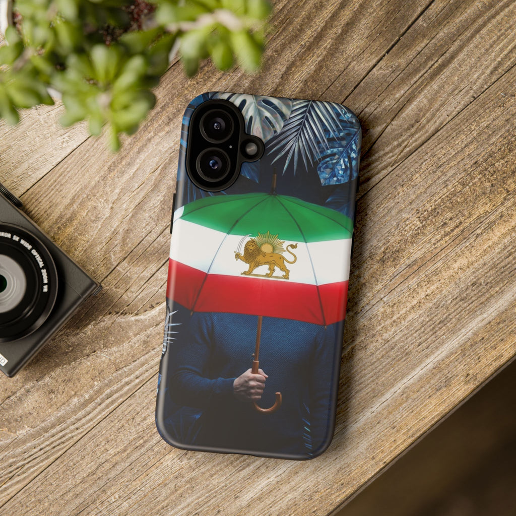 Iran Flag umbrella design phone Case
