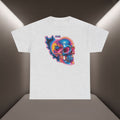 Neon Skull in Iran's map shape T-Shirt — Premium Quality